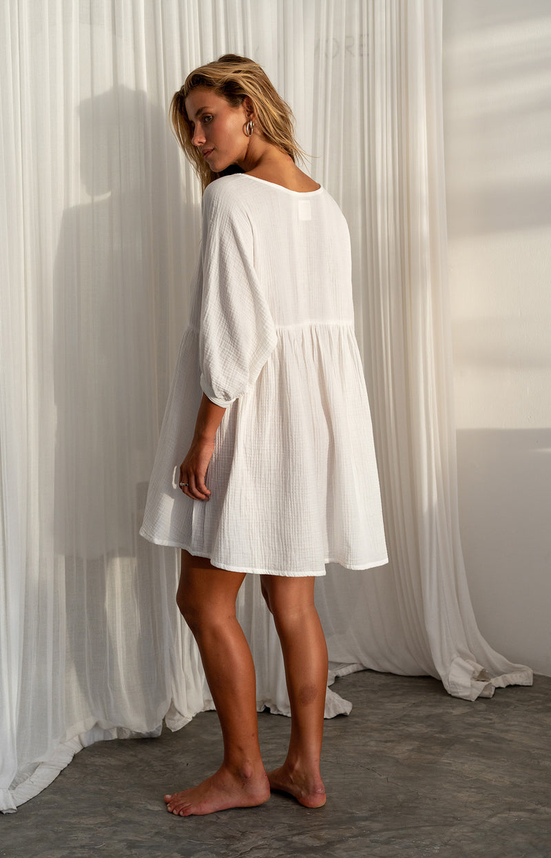 Eden Dress White