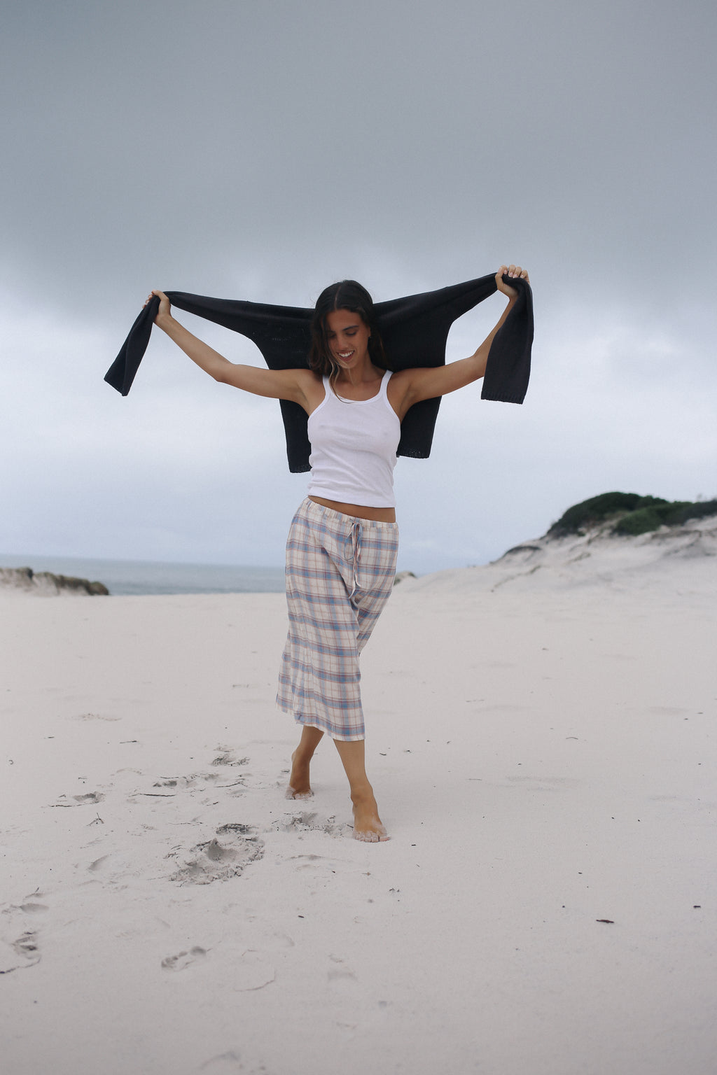 Remi Midi Skirt Juniper Check
