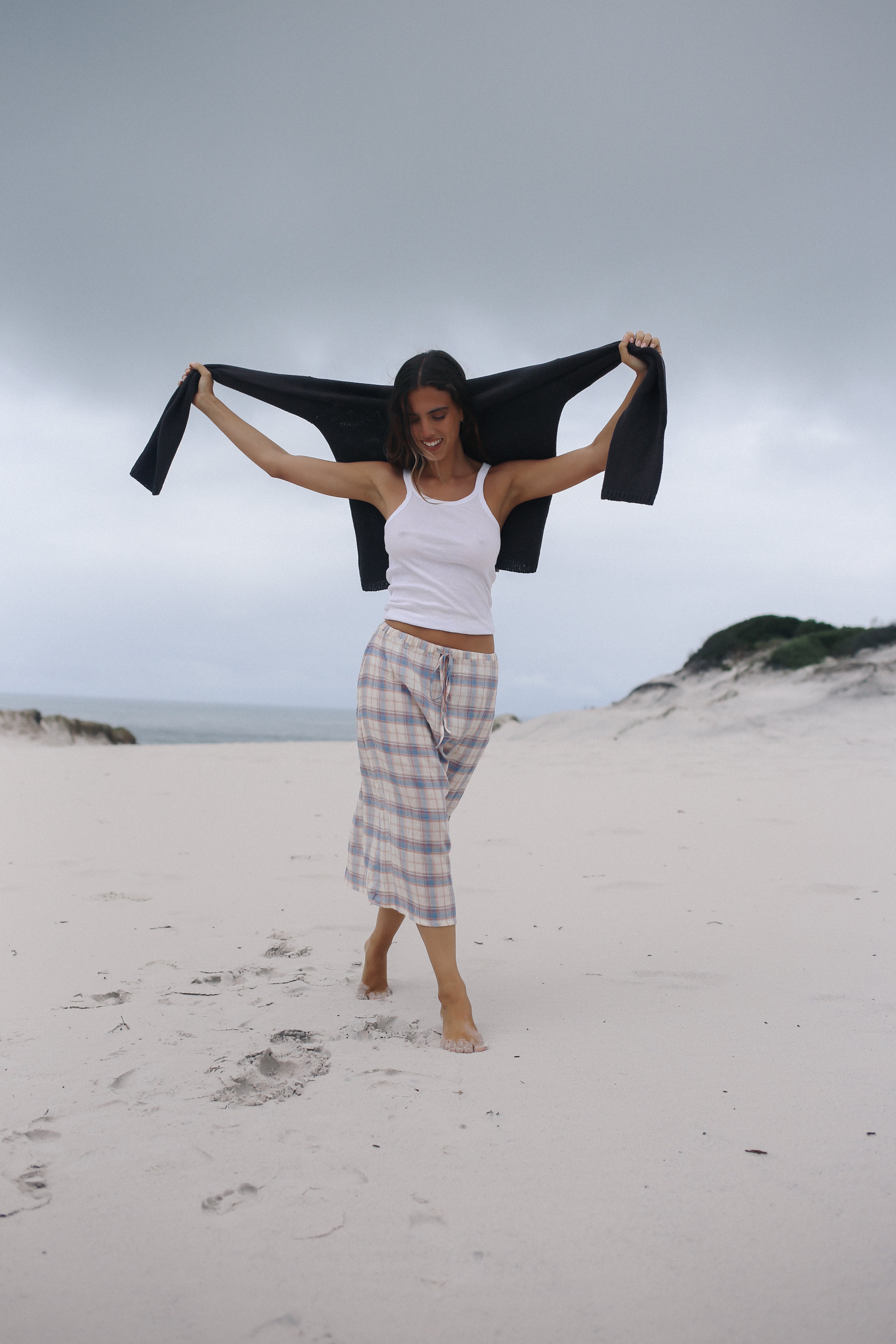 Remi Midi Skirt Juniper Check