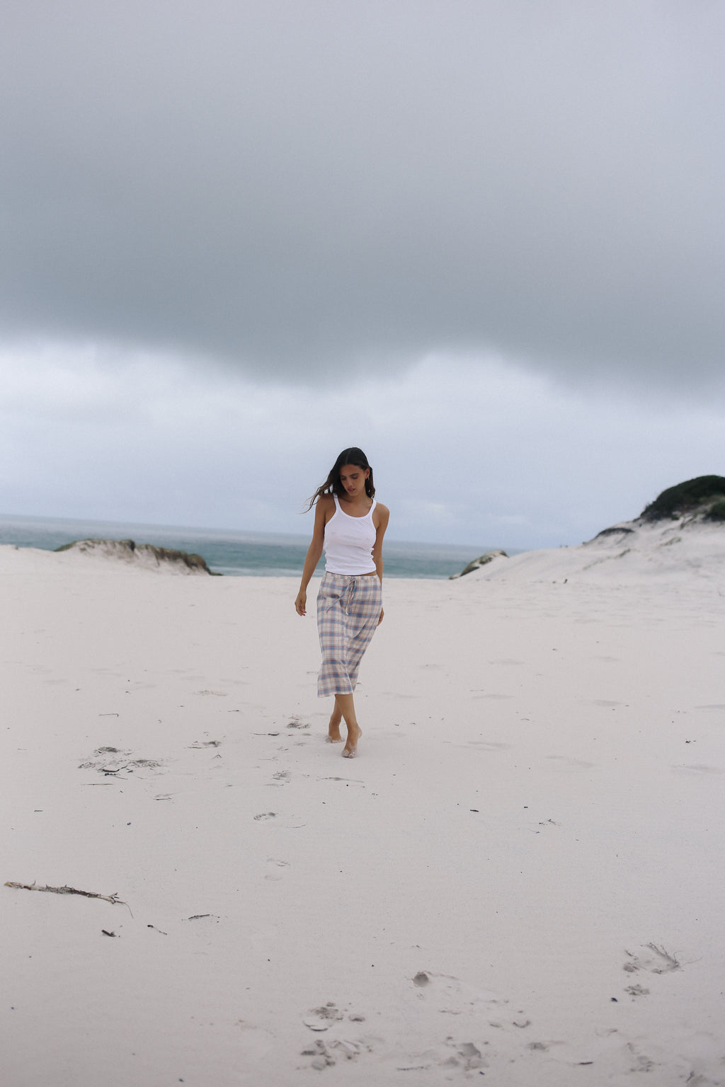 Remi Midi Skirt Juniper Check