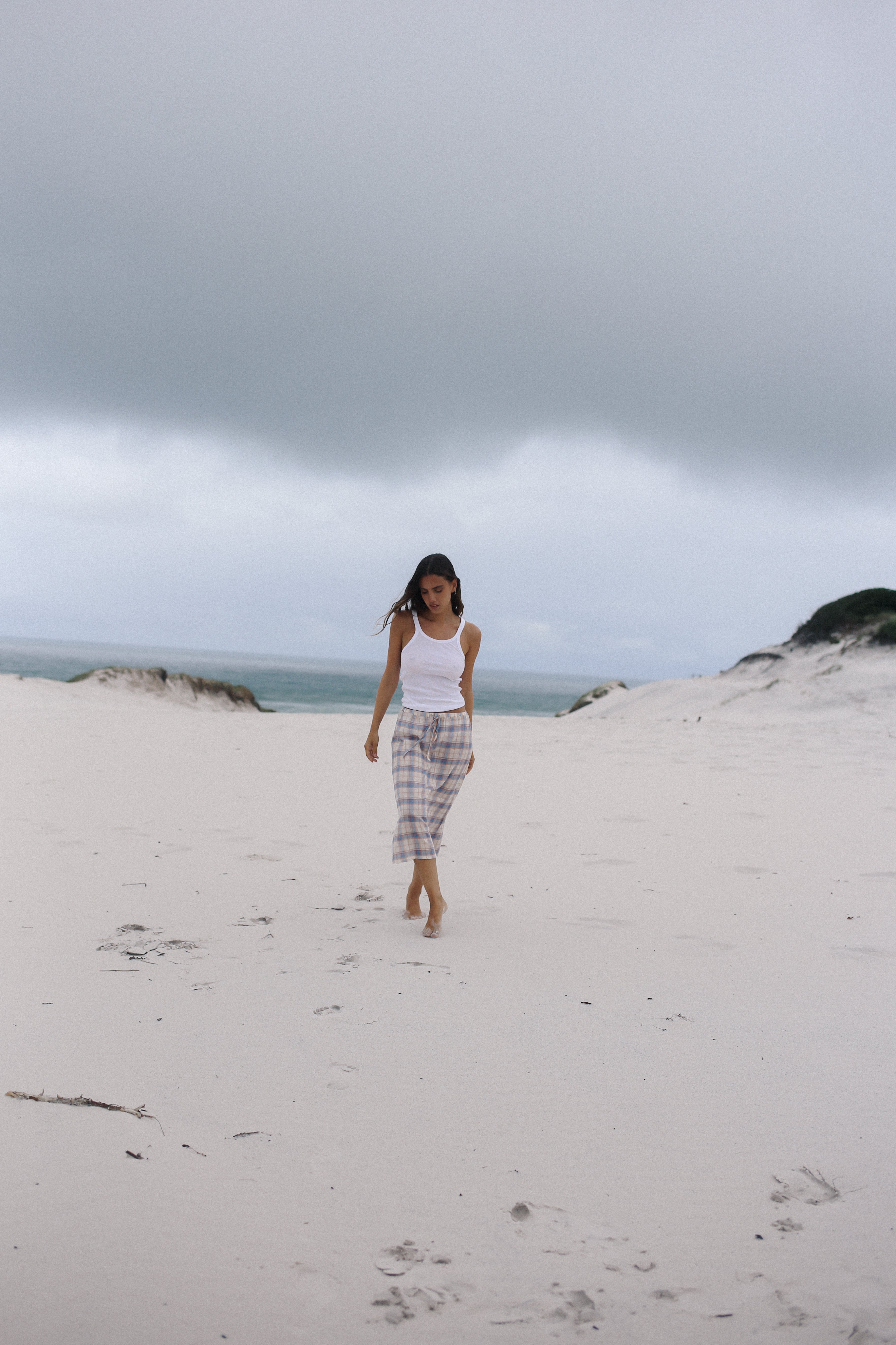 Remi Midi Skirt Juniper Check