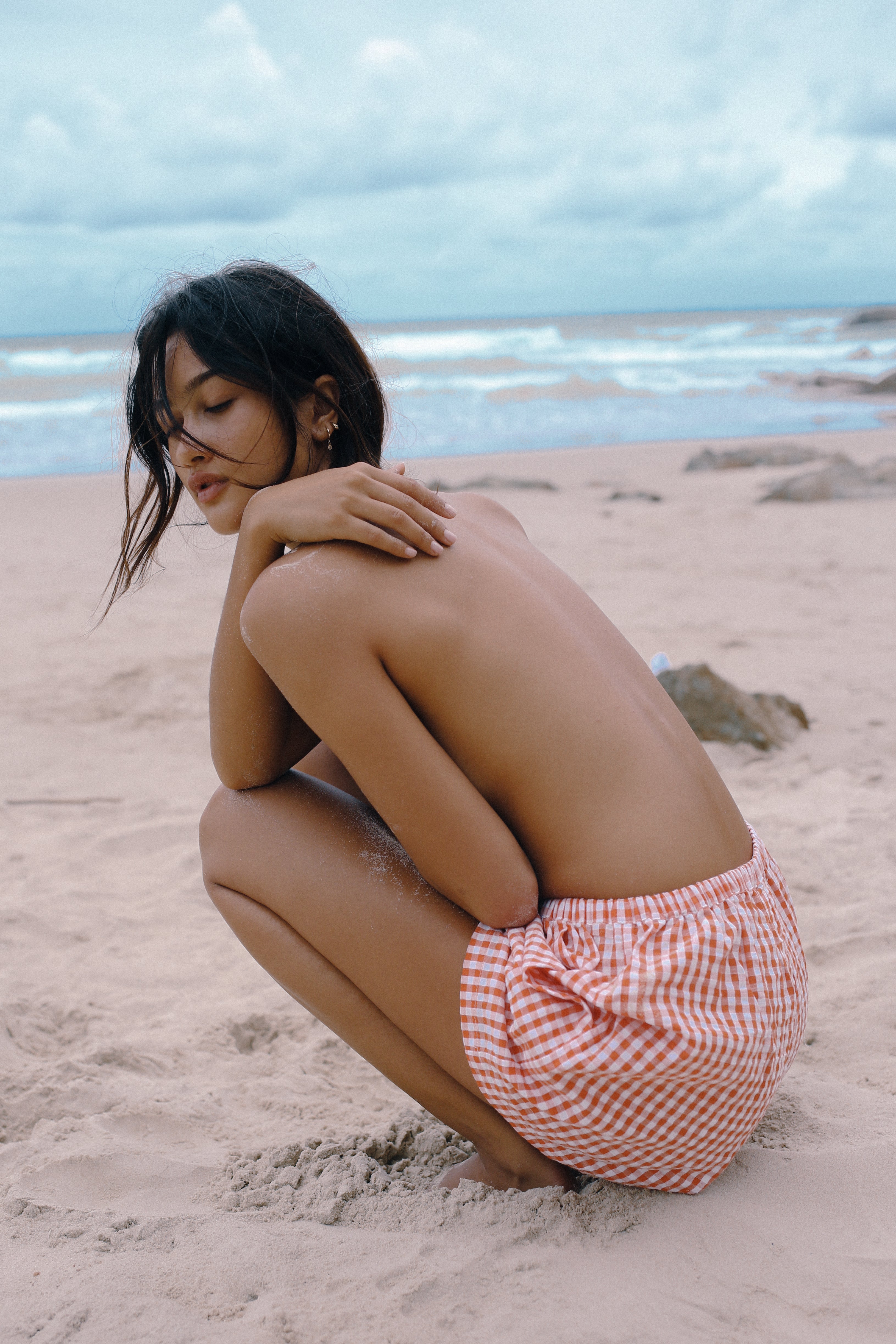 Ava Short Starburst Gingham