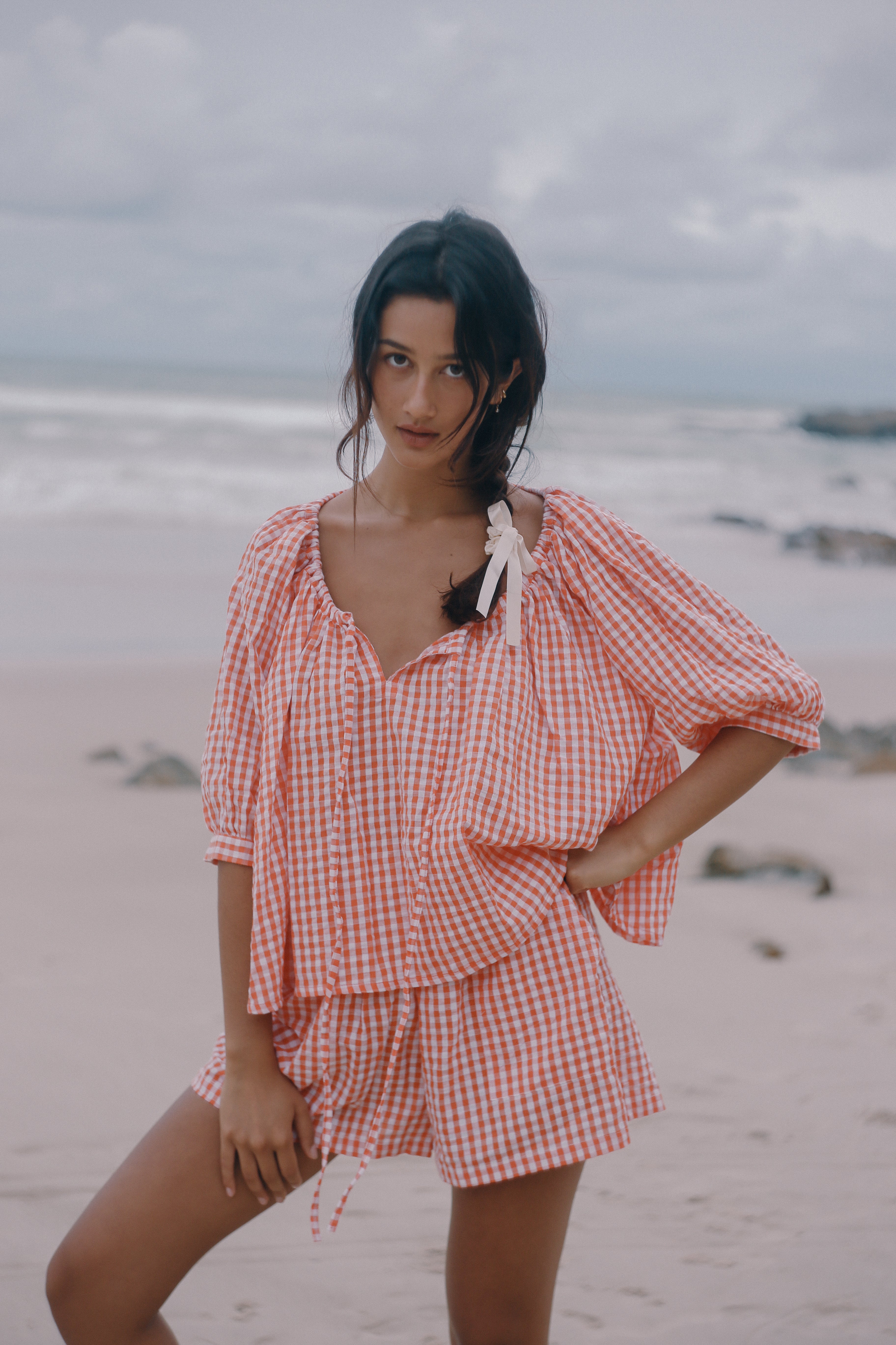 Chloe Blouse Starburst Gingham