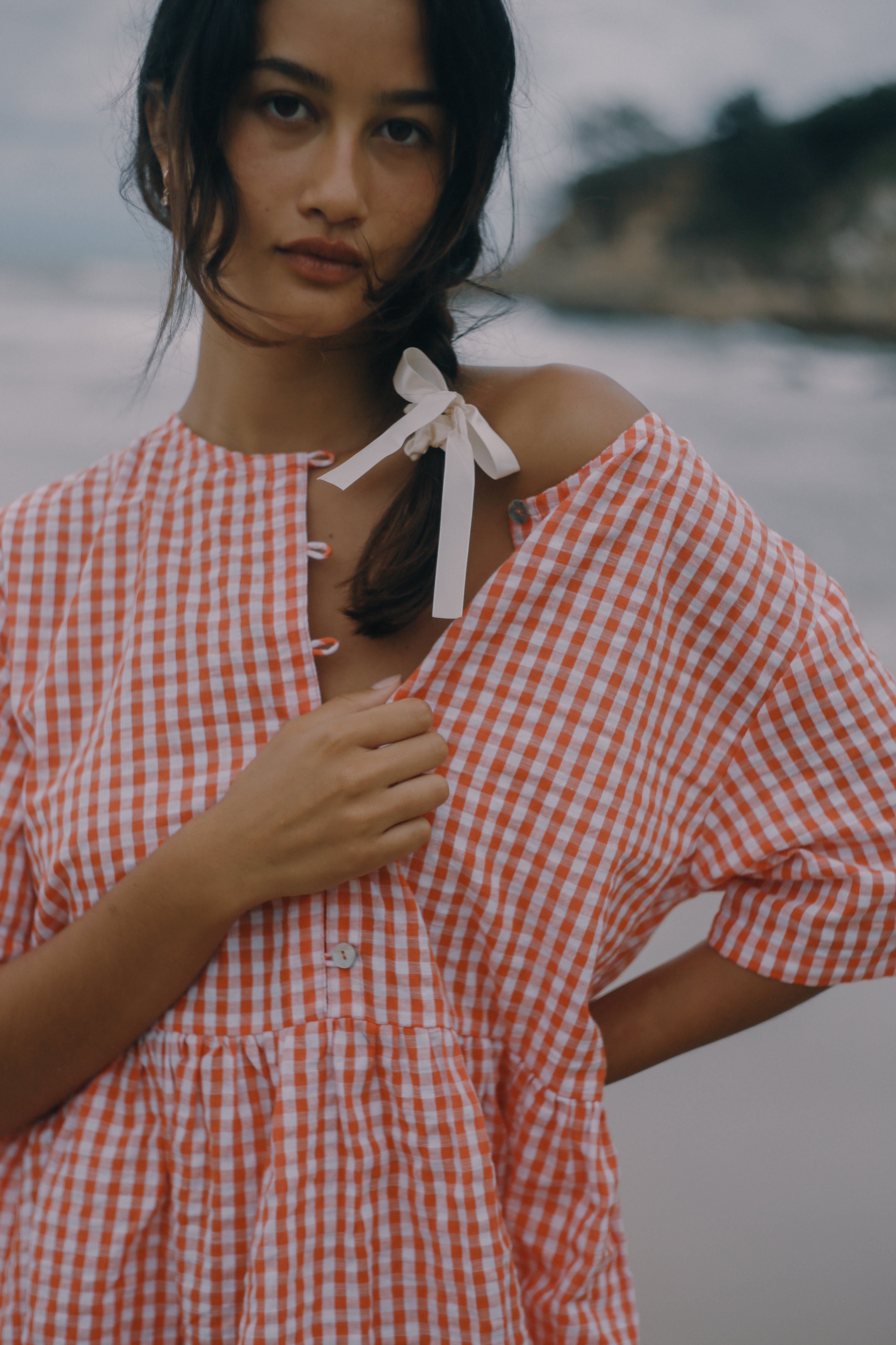 Darcey Dress Starburst Gingham