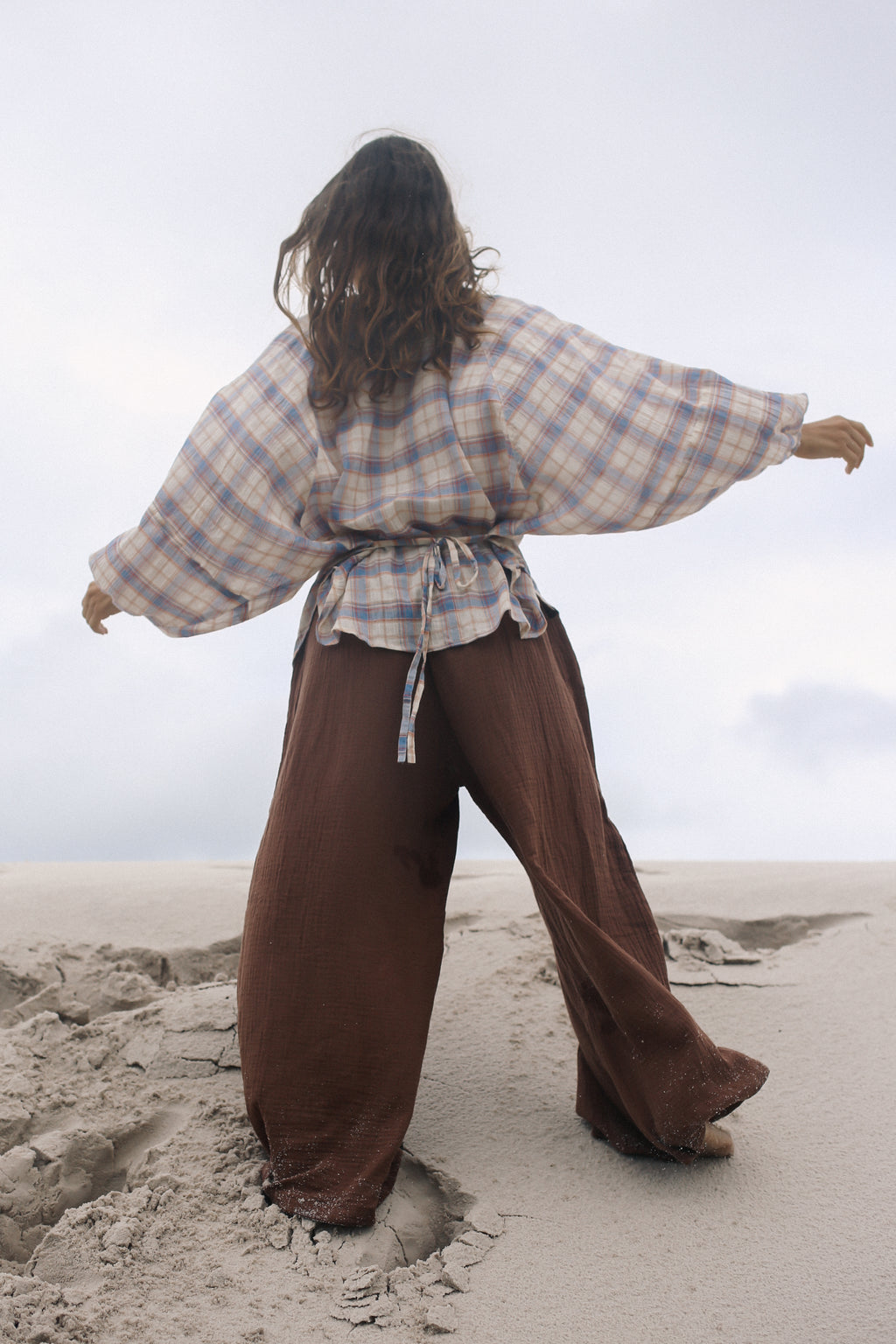 Ra Blouse Juniper Check