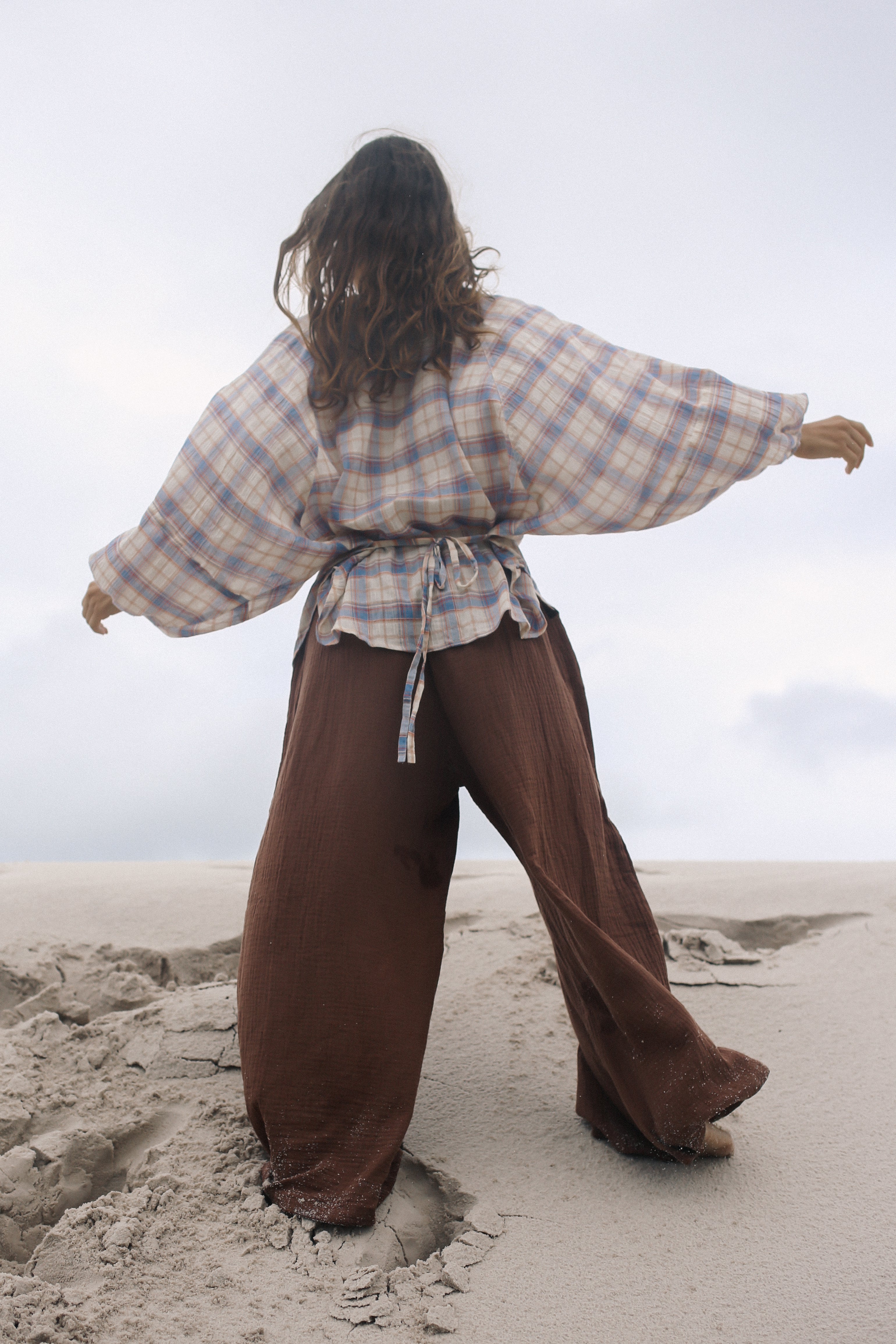 Ra Blouse Juniper Check