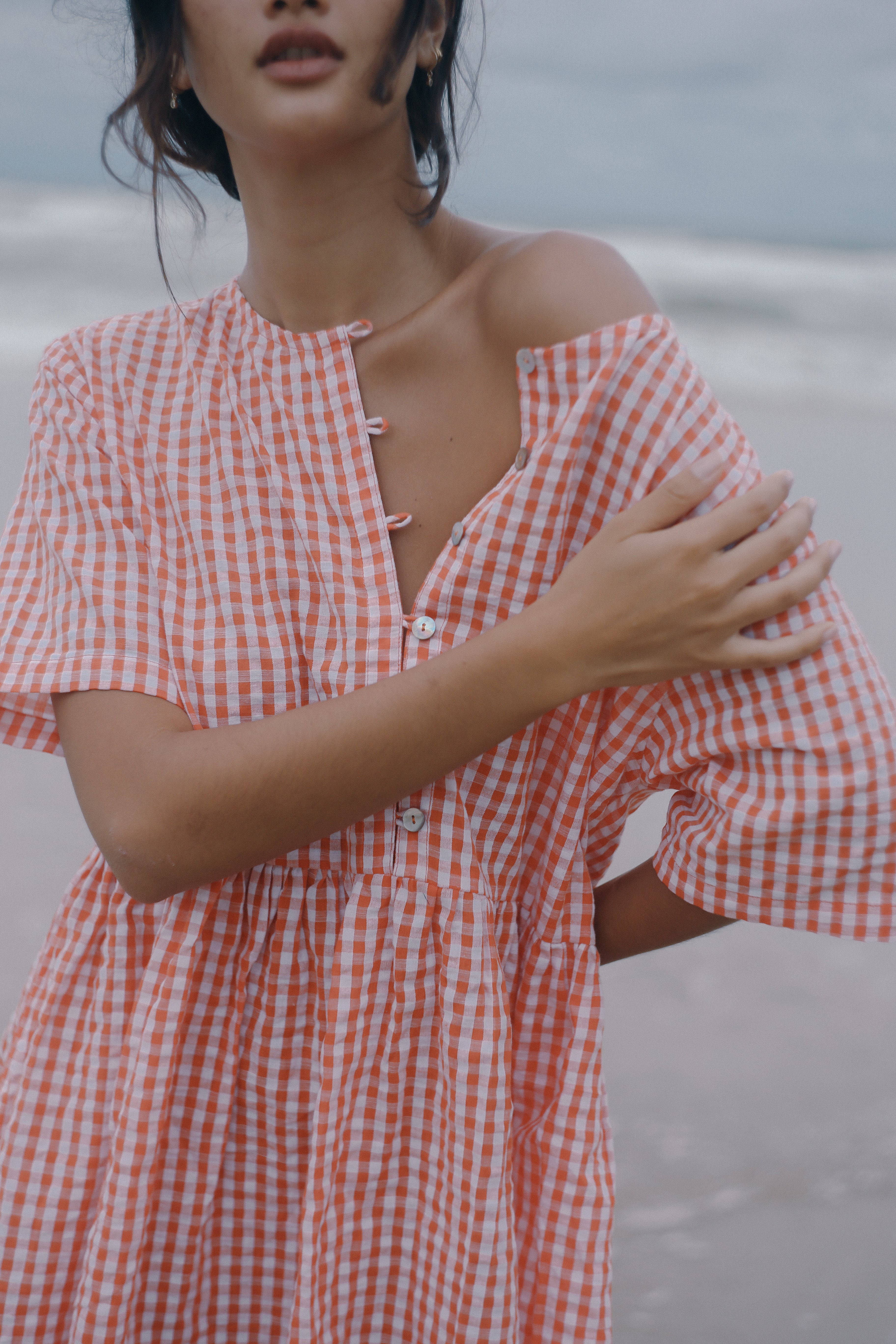 Darcey Dress Starburst Gingham