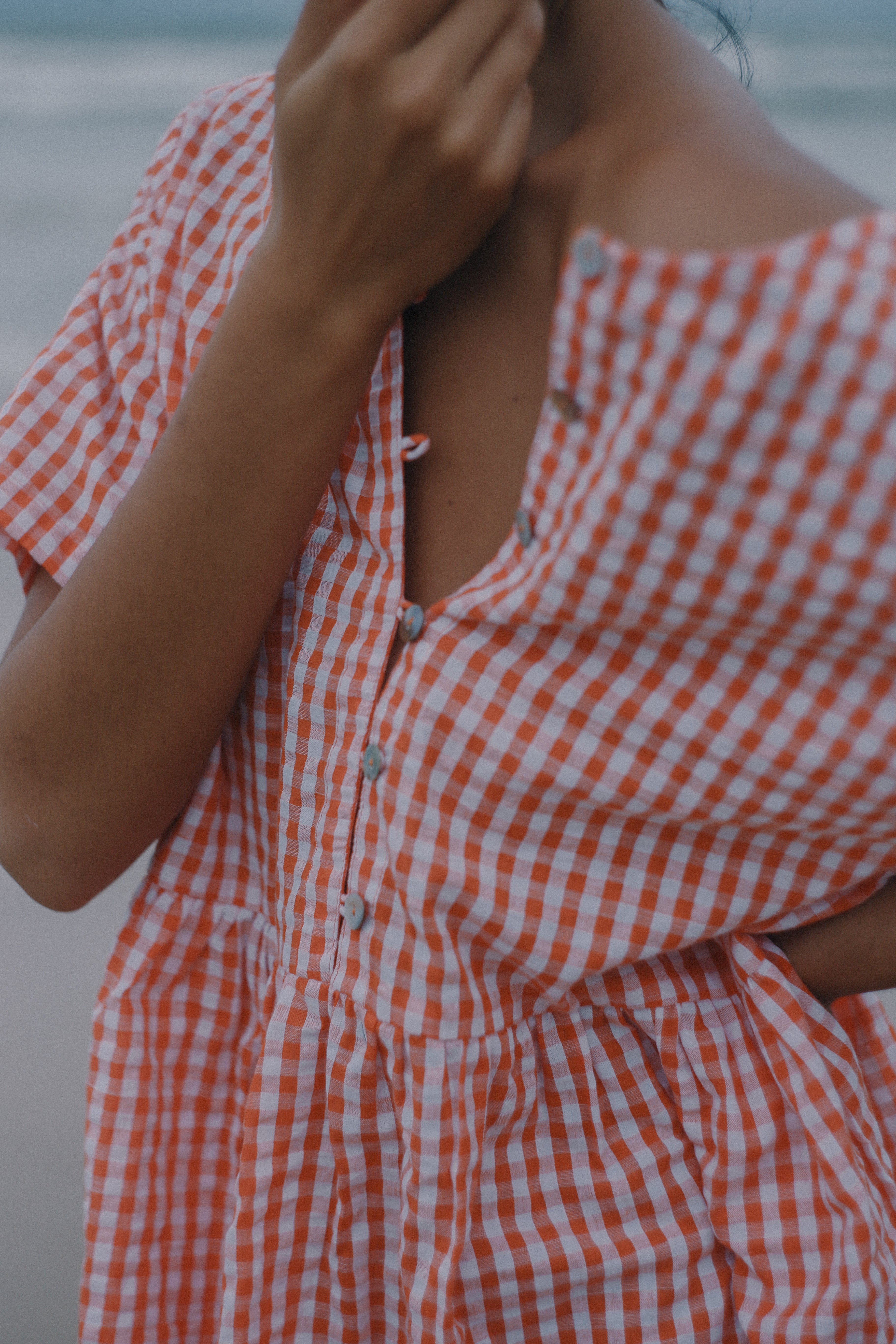 Darcey Dress Starburst Gingham