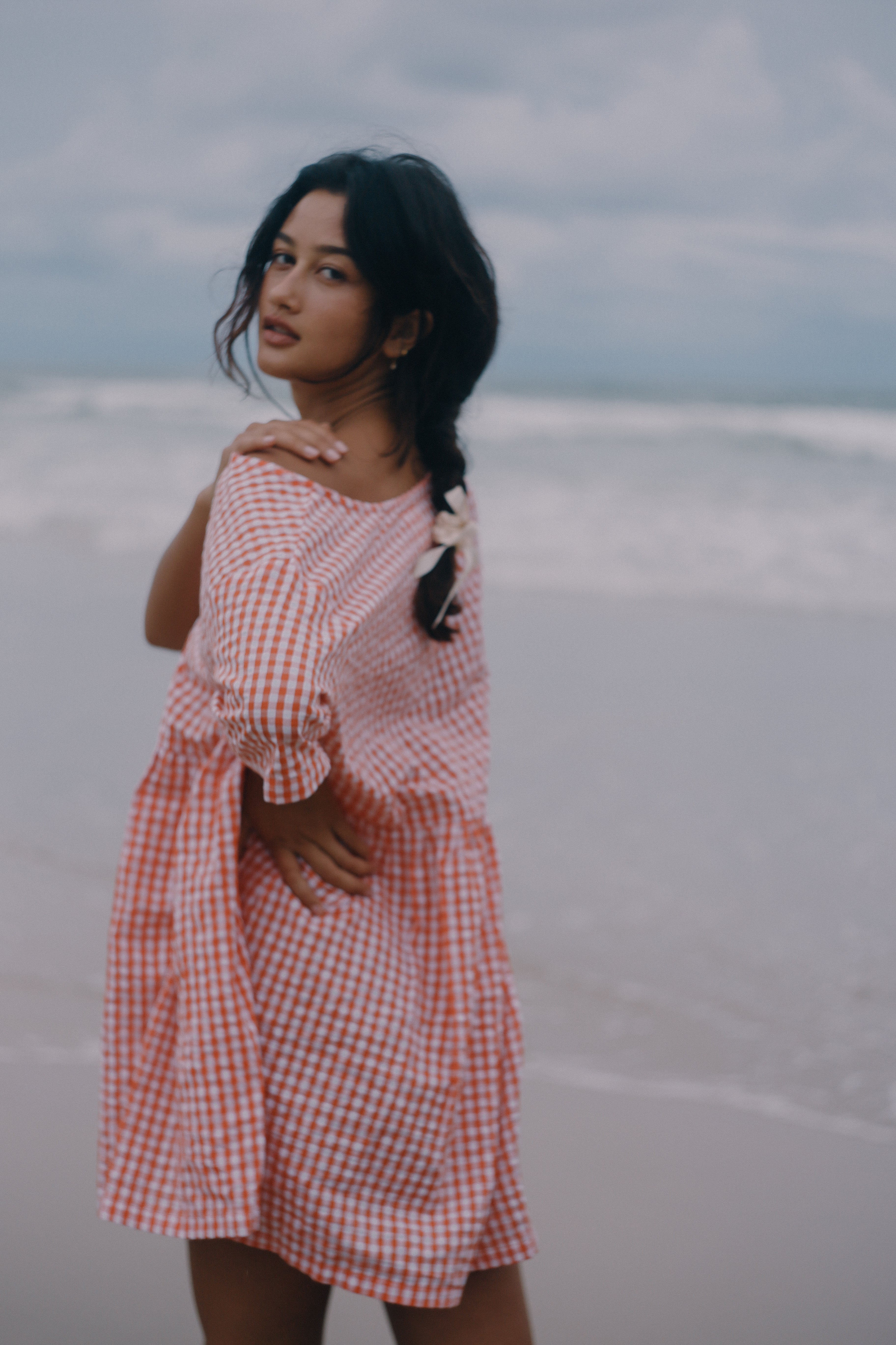Darcey Dress Starburst Gingham