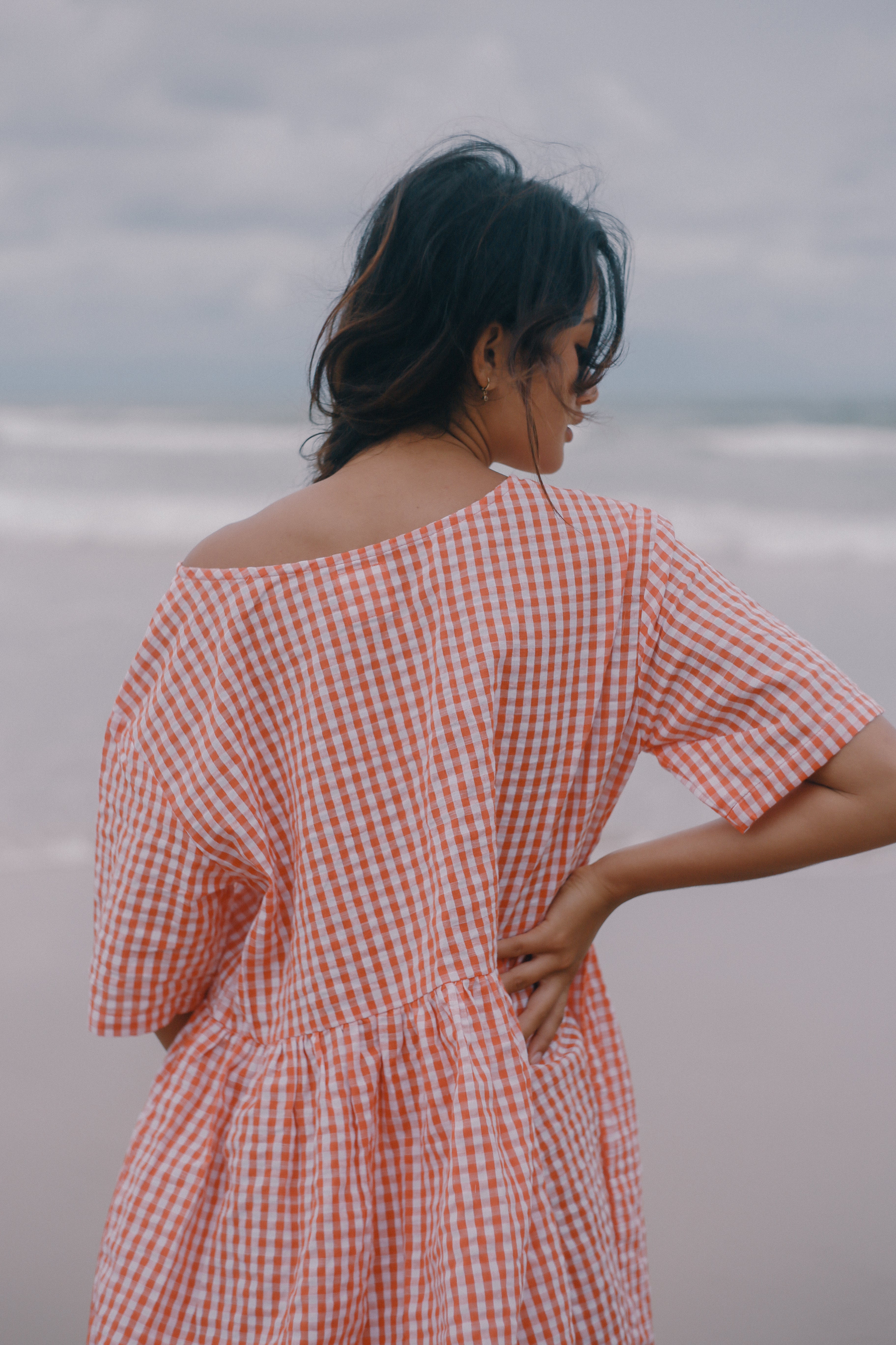 Darcey Dress Starburst Gingham
