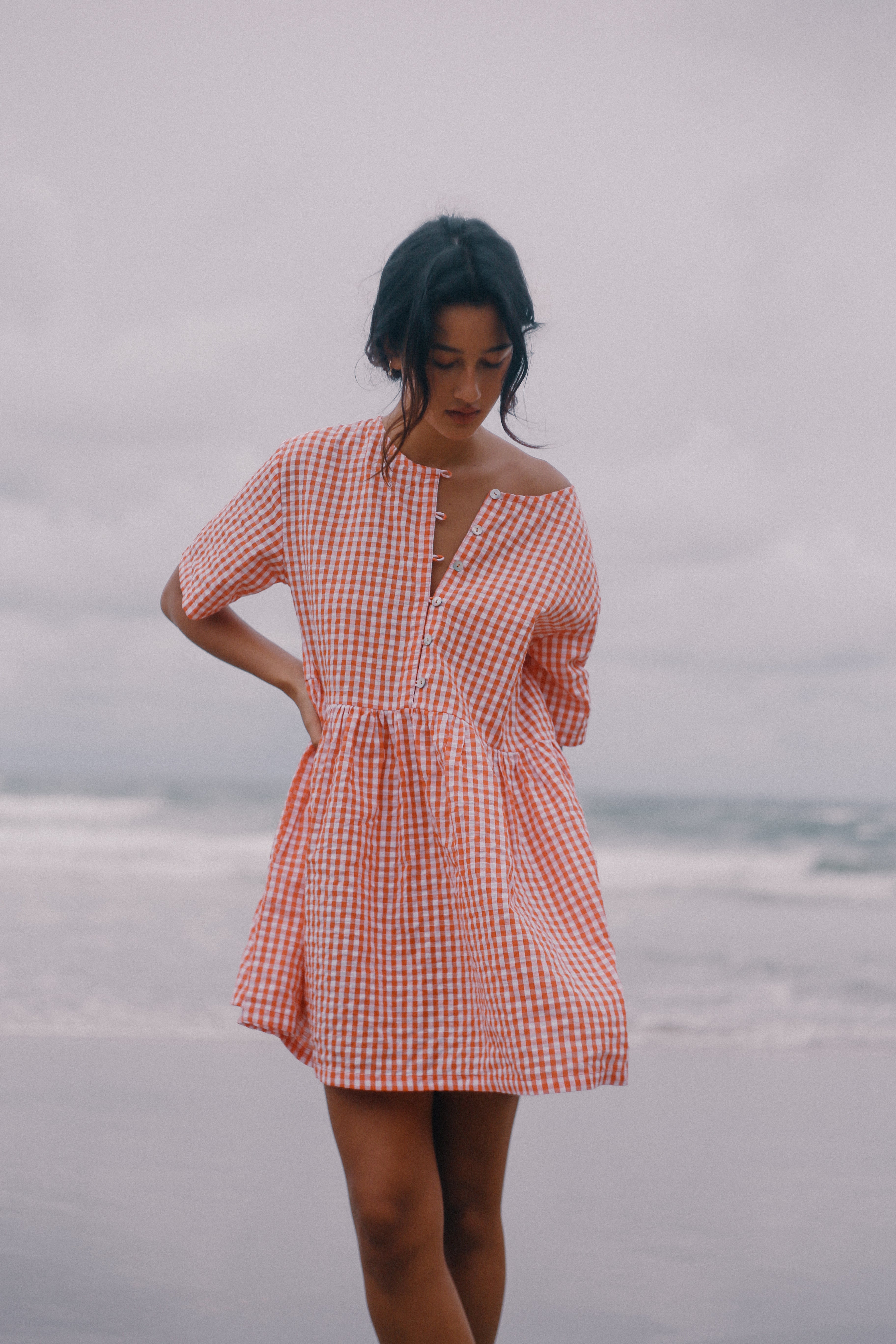 Darcey Dress Starburst Gingham