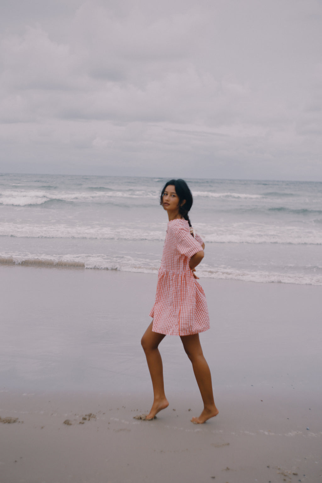 Darcey Dress Starburst Gingham