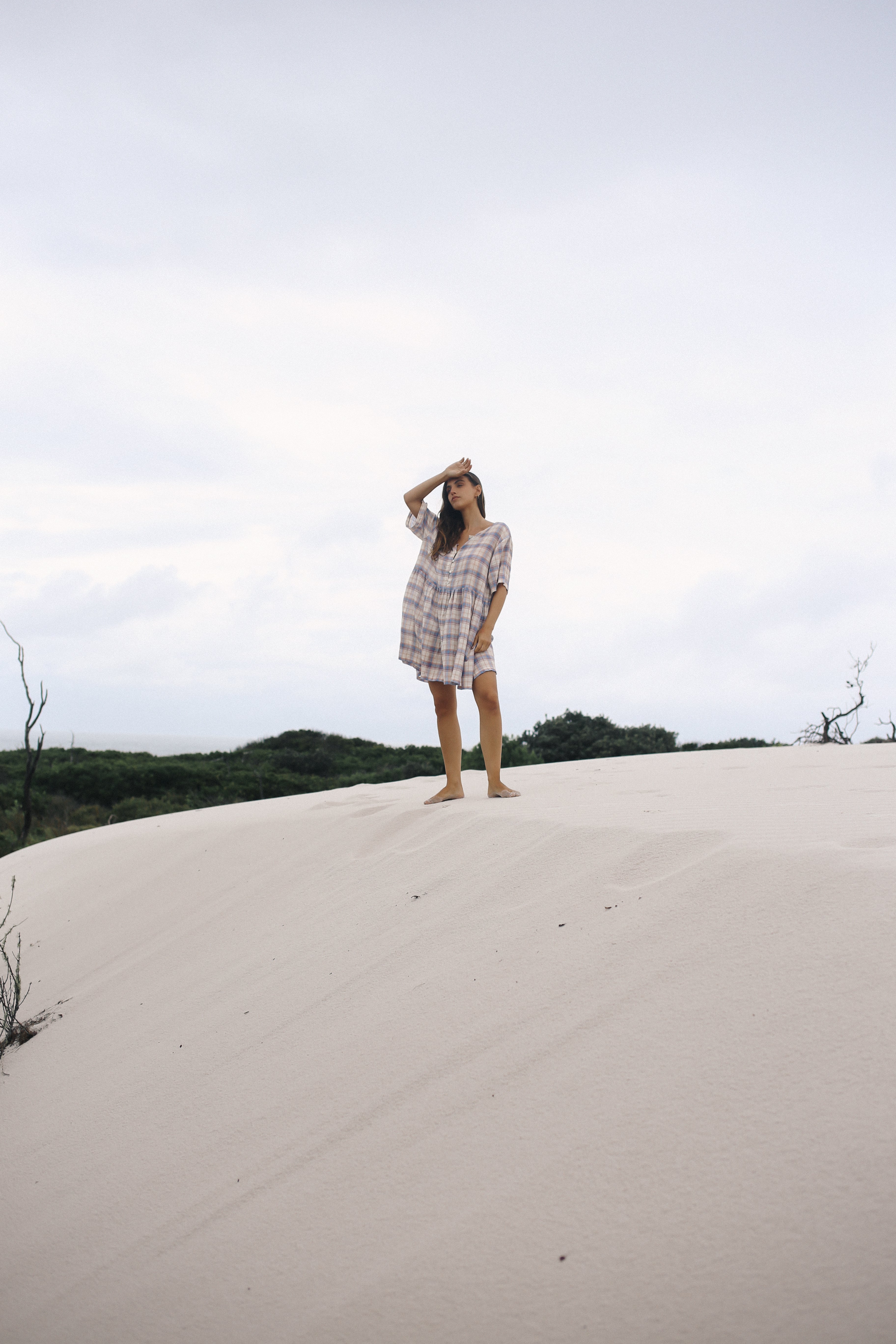 Darcey Dress Juniper Check