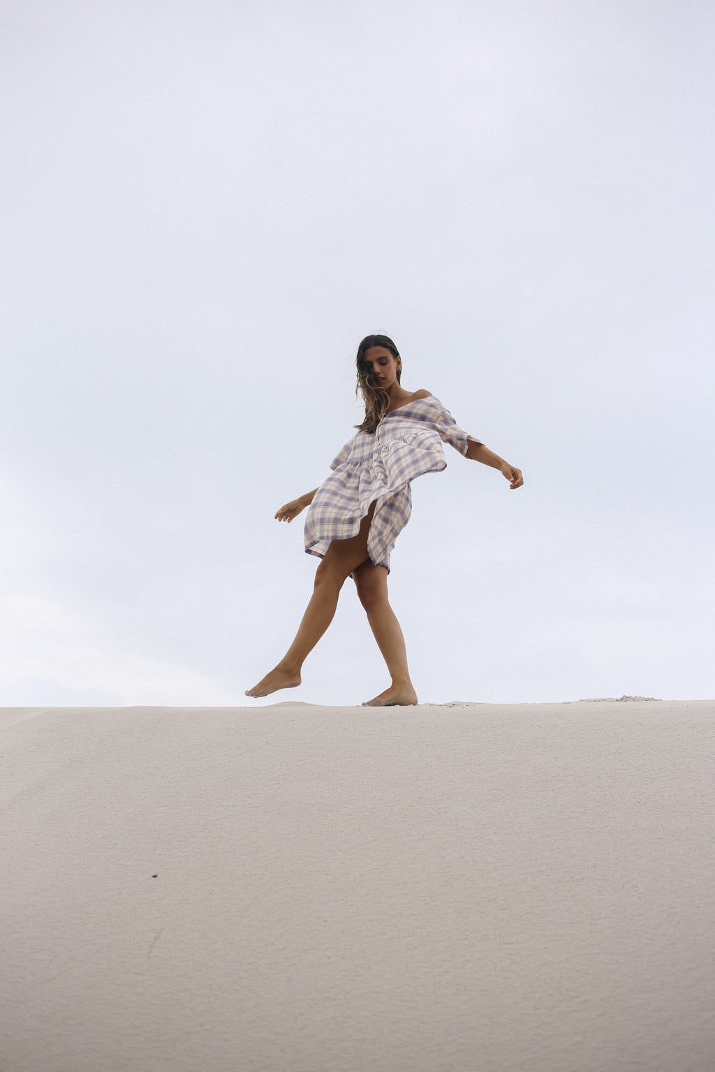 Darcey Dress Juniper Check