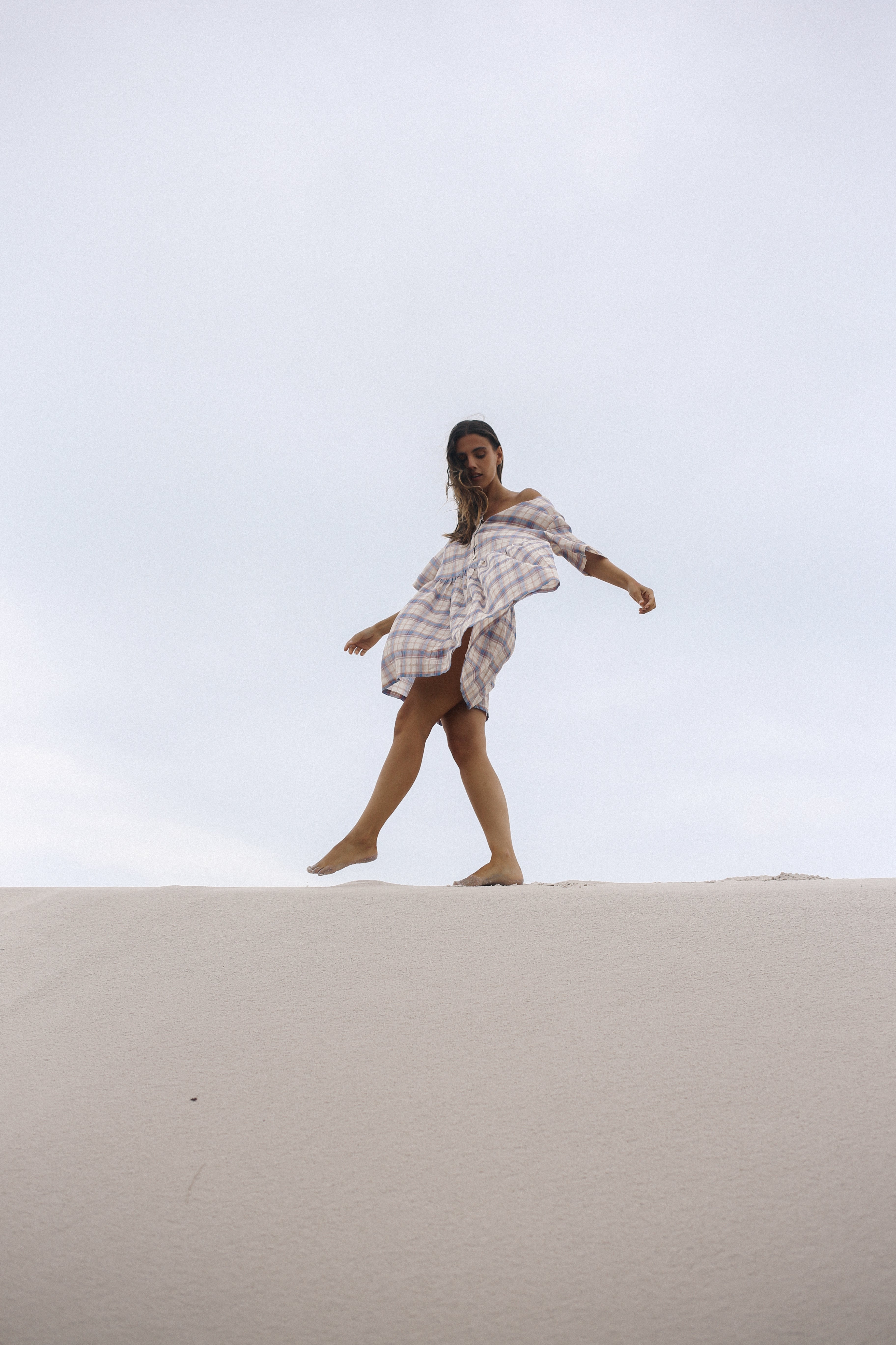 Darcey Dress Juniper Check