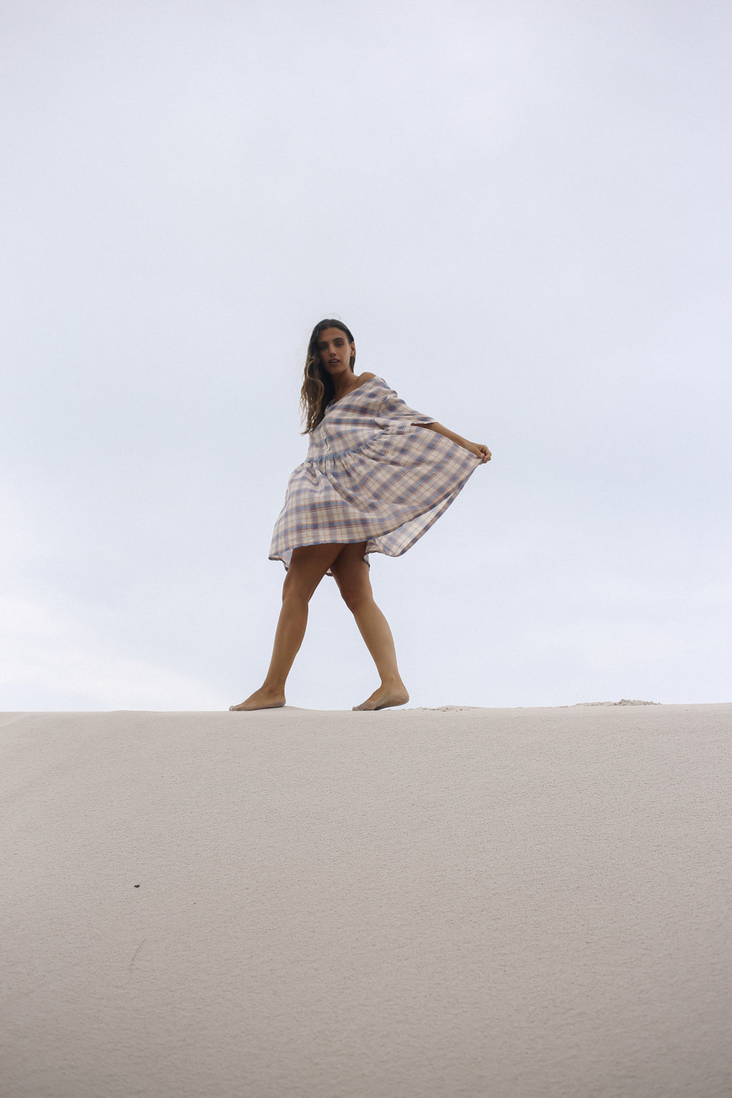 Darcey Dress Juniper Check