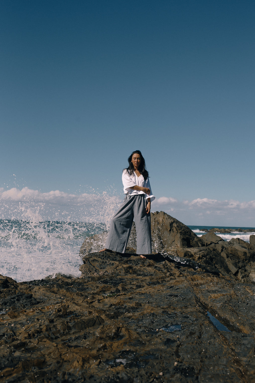 Ivy Pant Cloud Hemp Check (PRE ORDER)