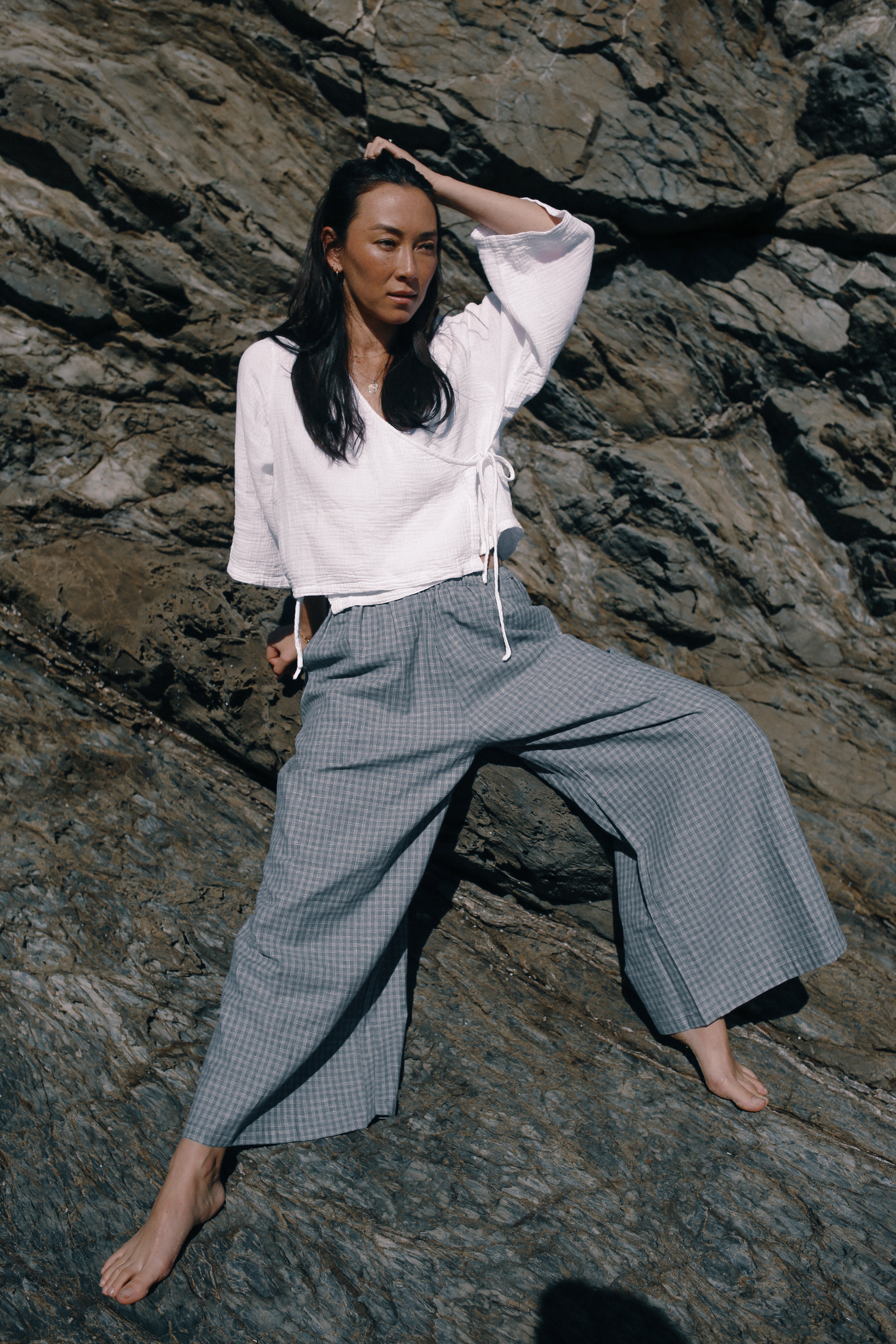 Ivy Pant Cloud Hemp Check (PRE ORDER)