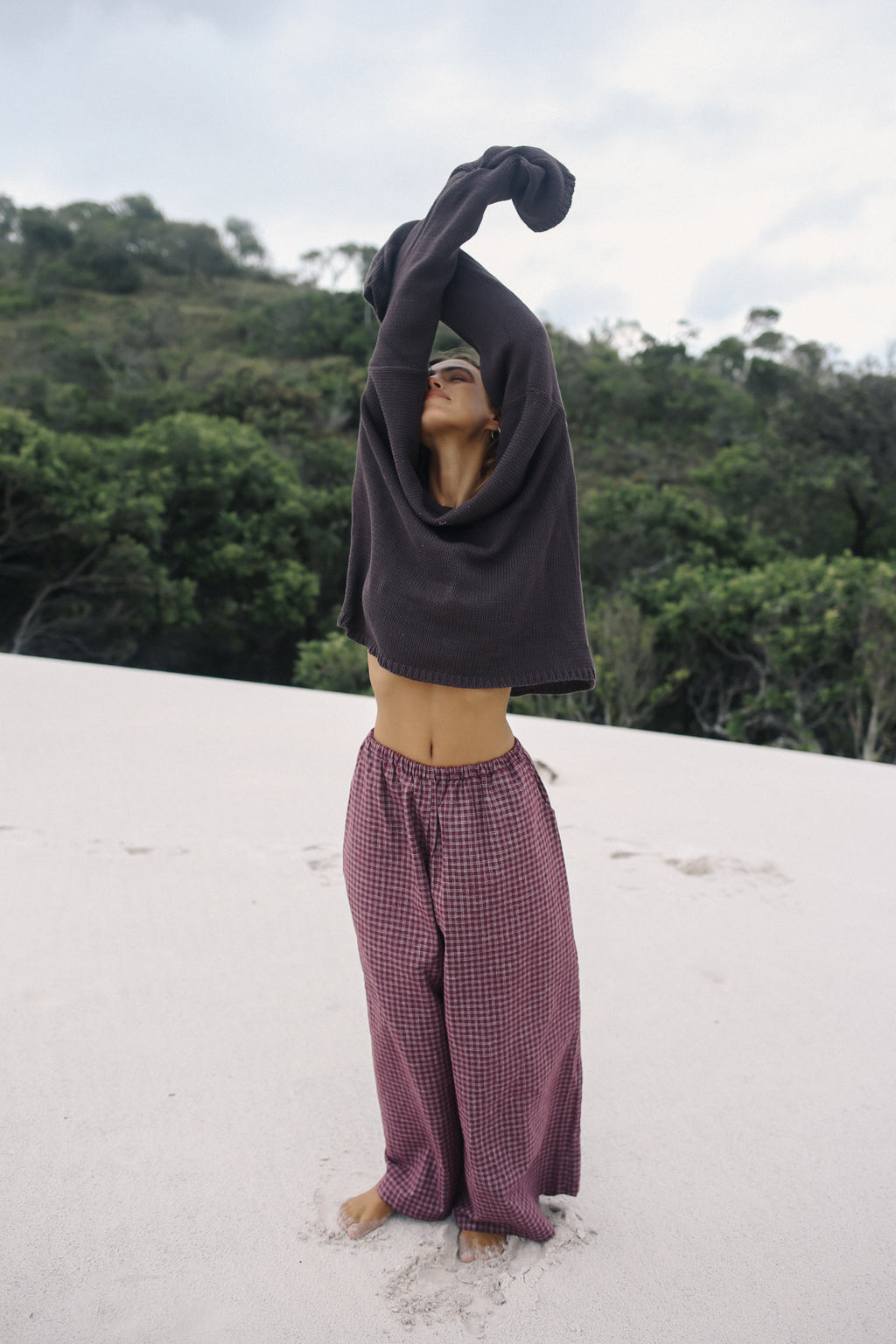 Lucia Knit Jumper Chocolate