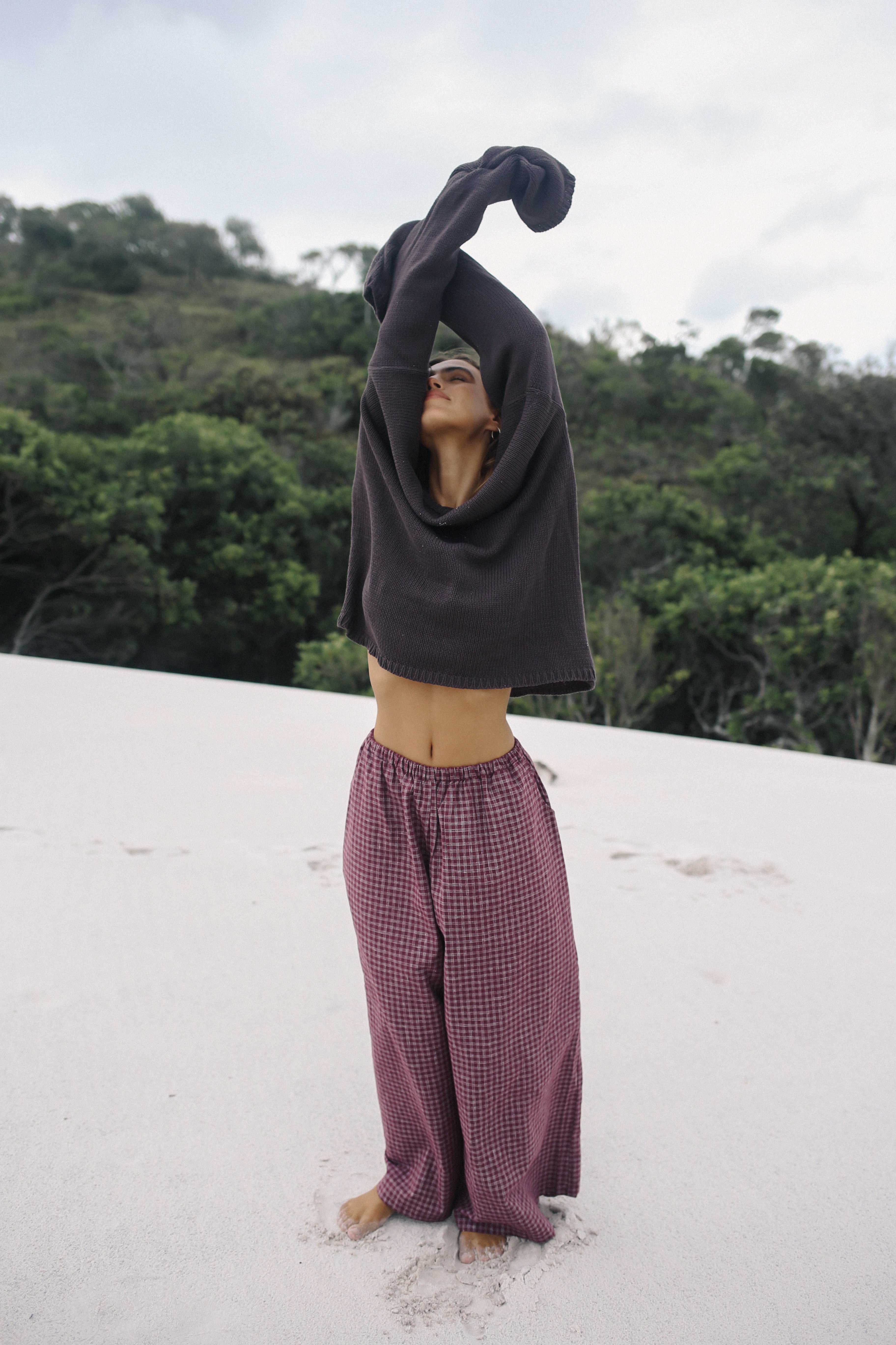 Lucia Knit Jumper Chocolate