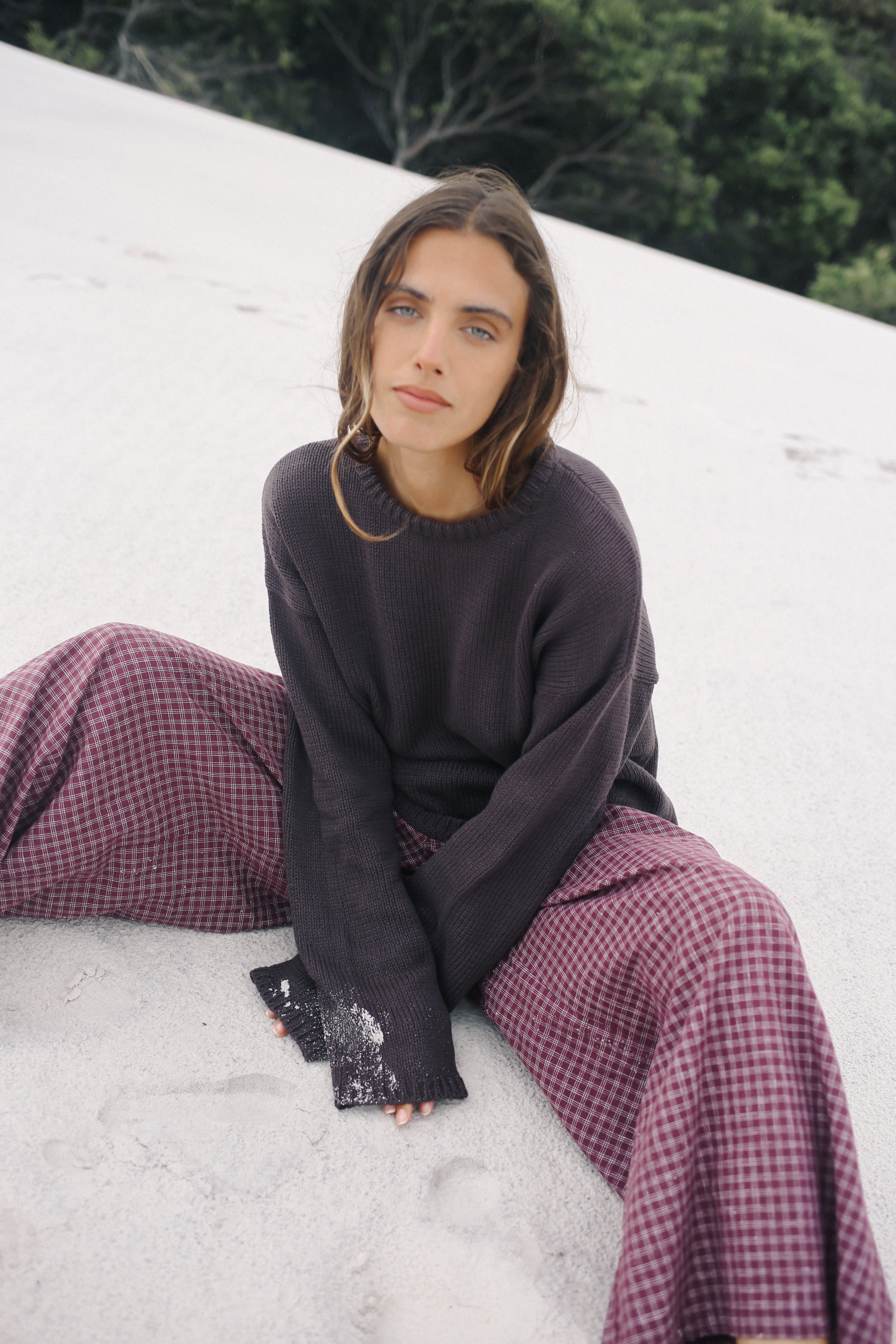 Lucia Knit Jumper Chocolate