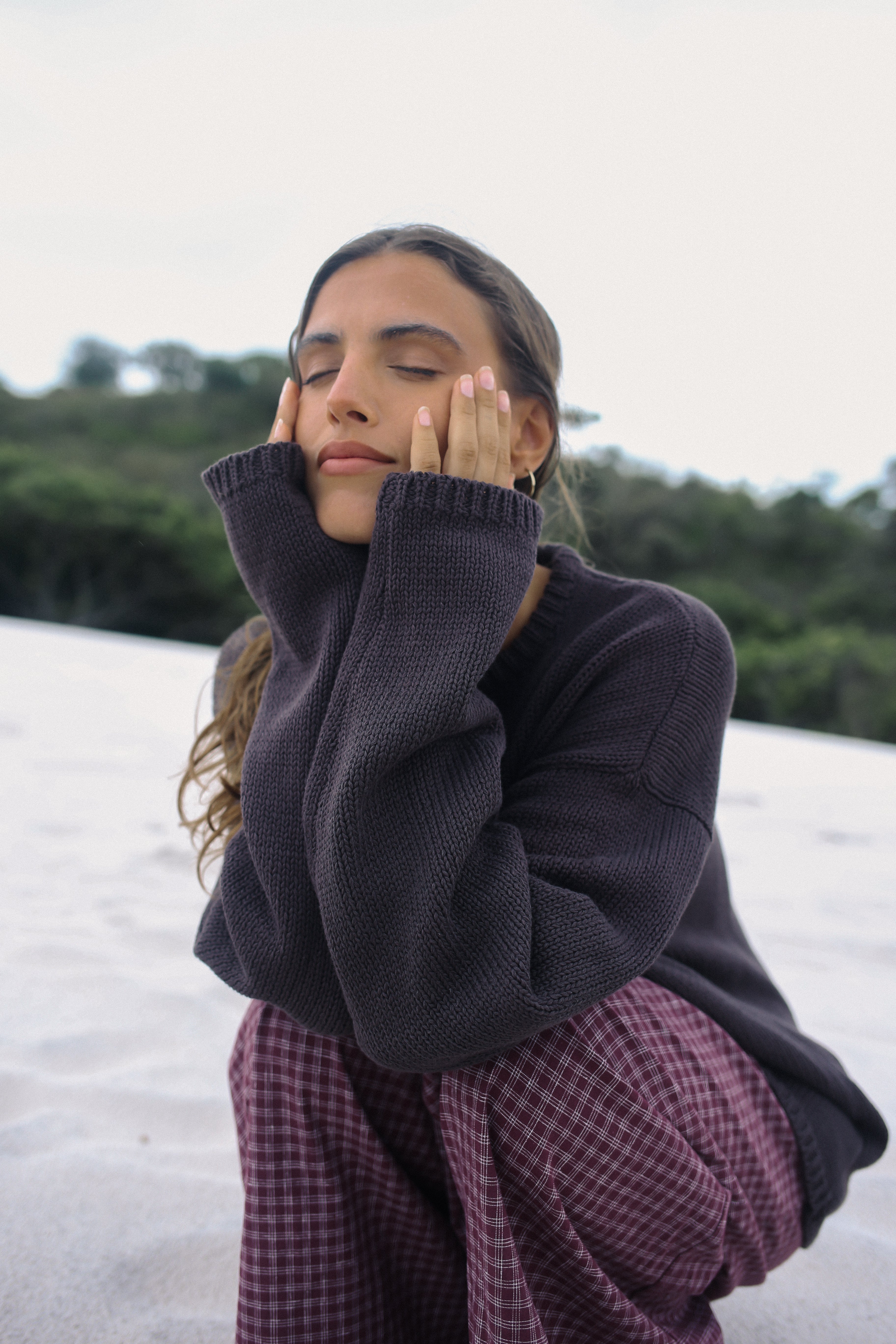 Lucia Knit Jumper Chocolate