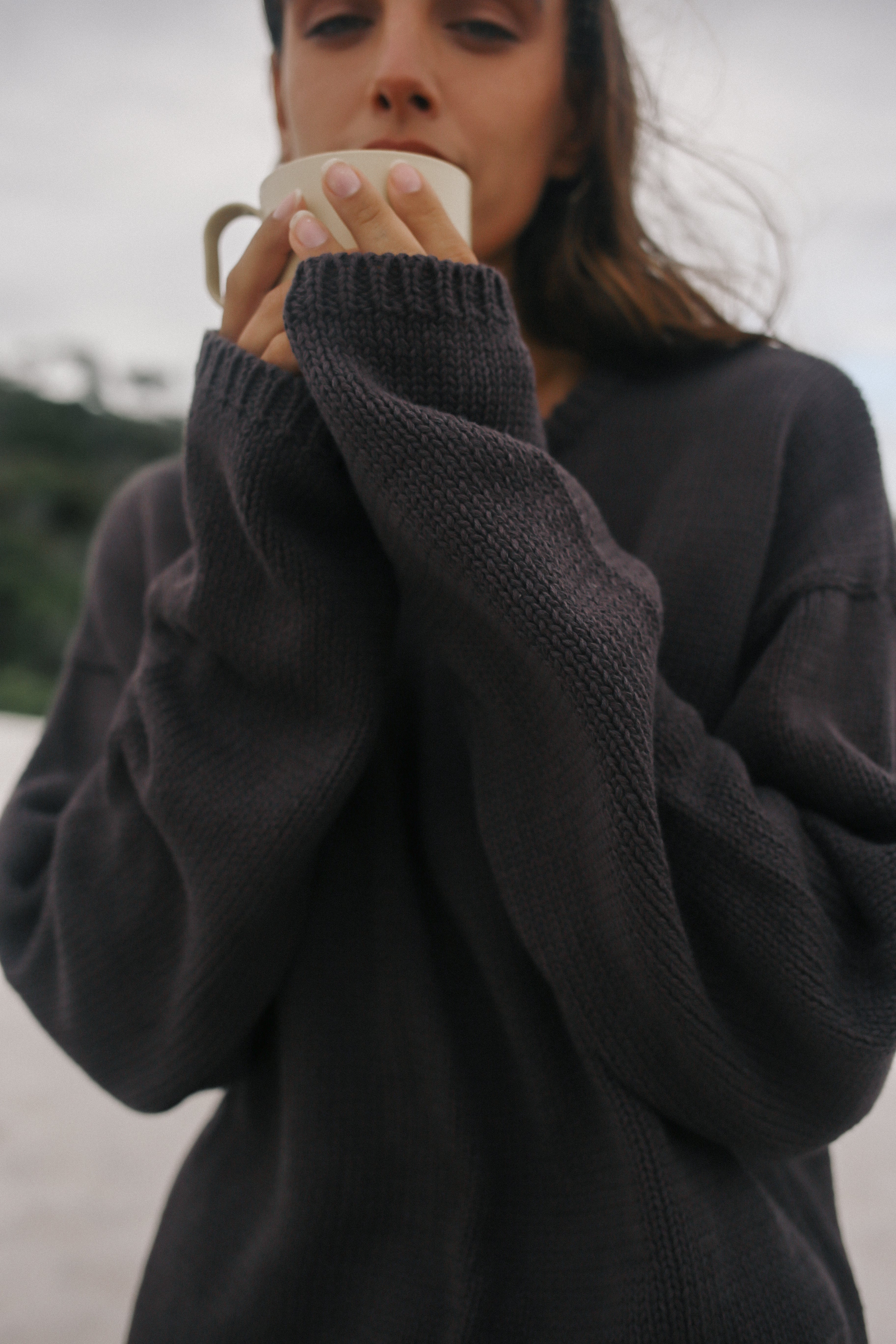 Lucia Knit Jumper Chocolate