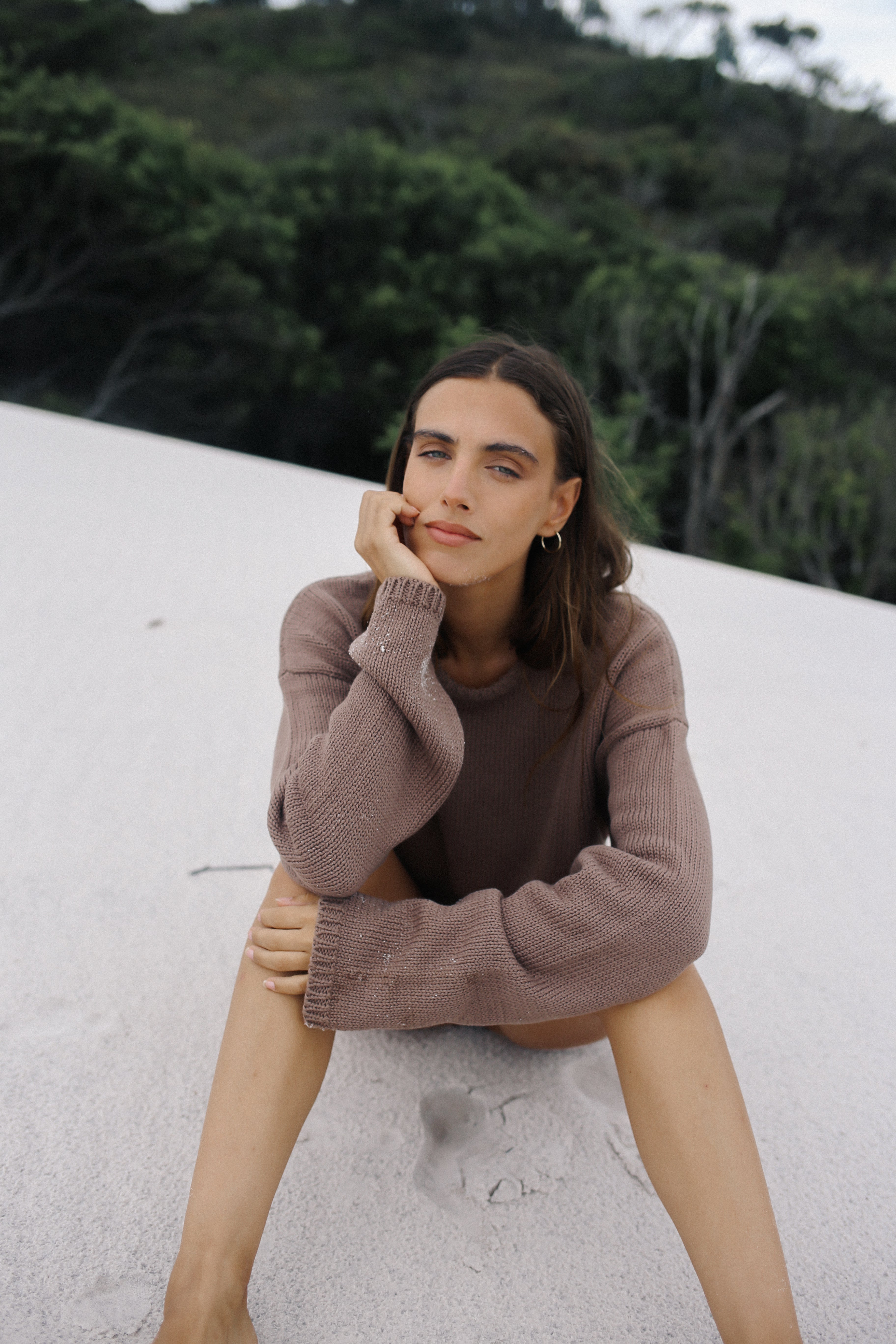 Lucia Knit Jumper Mocha