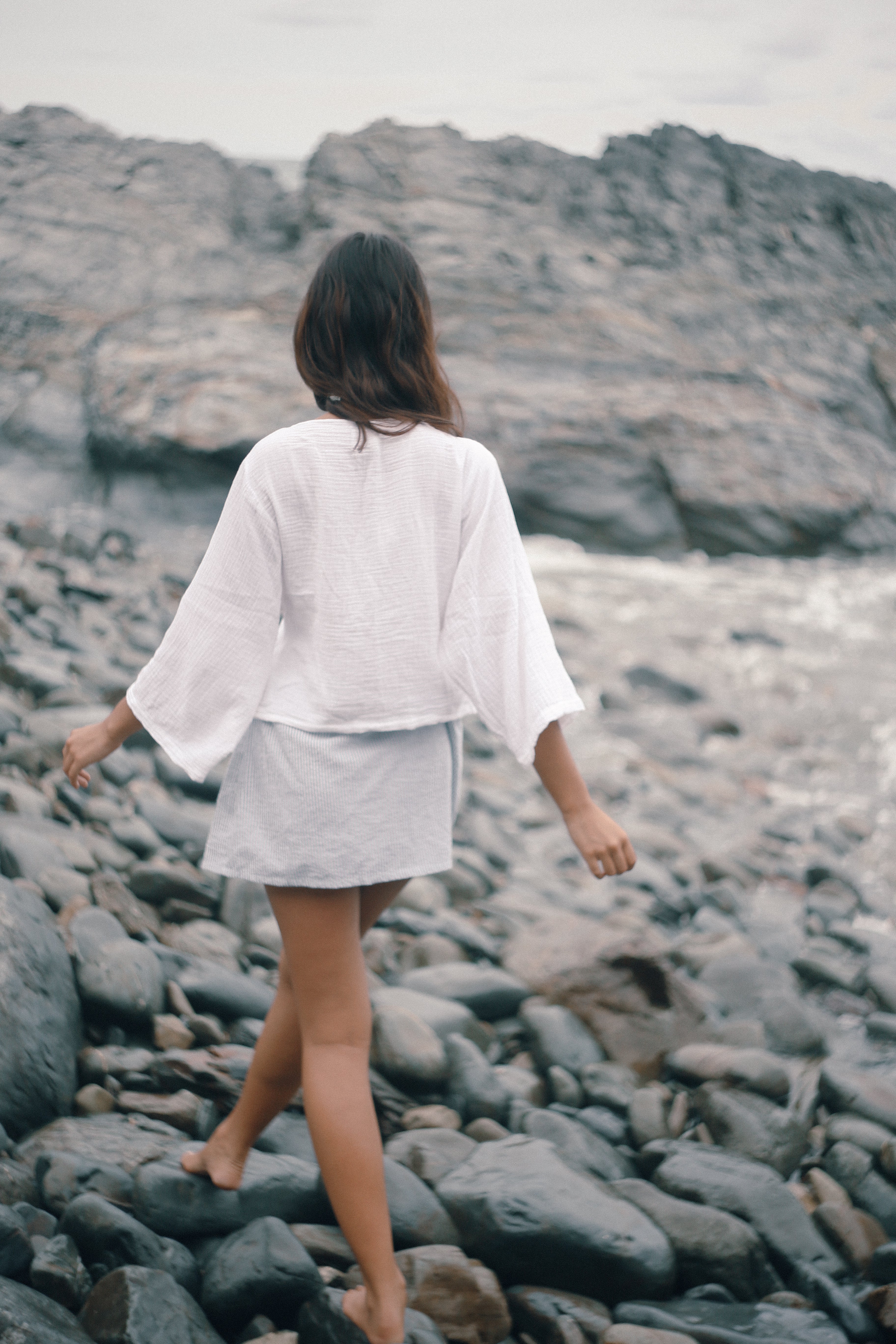 Mia Wrap Top White