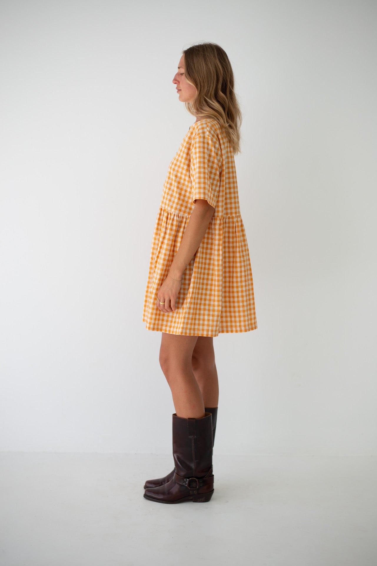 Darcey Dress Clementine Gingham