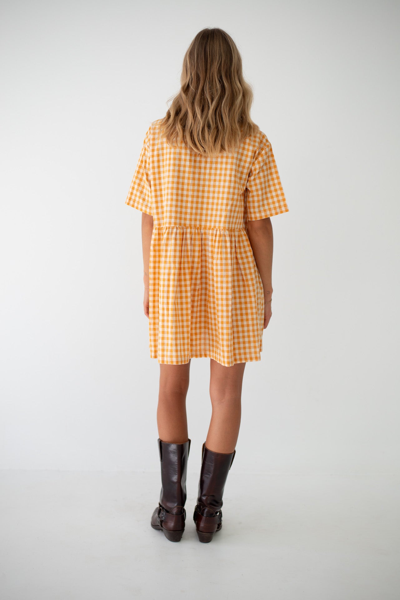 Darcey Dress Clementine Gingham