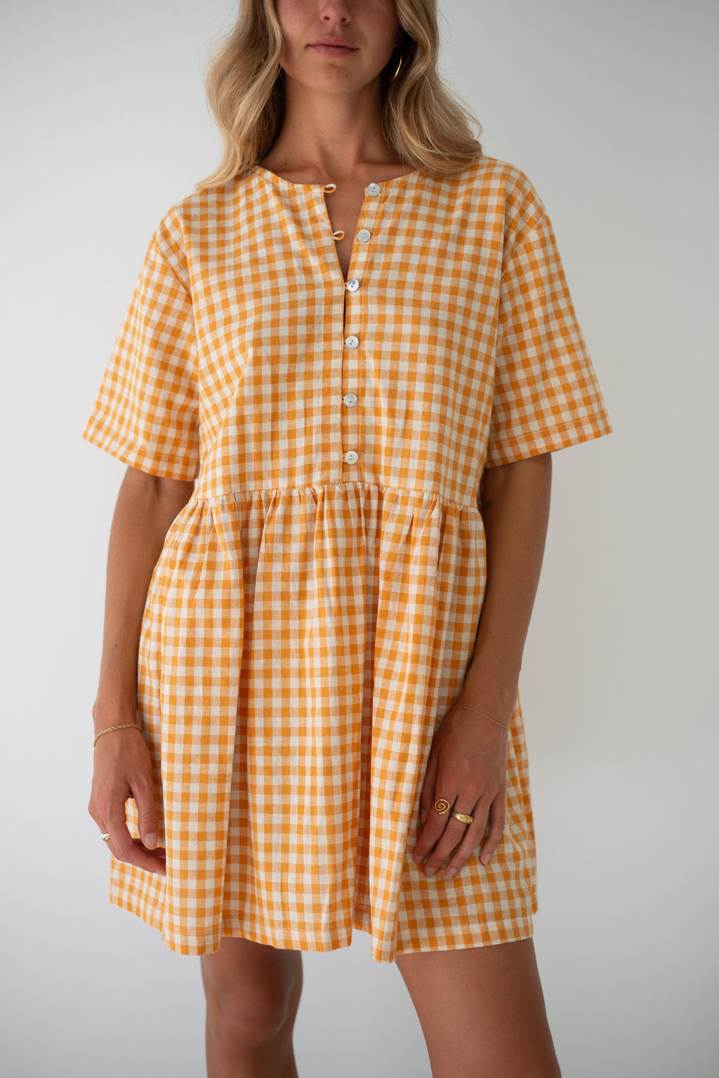 Darcey Dress Clementine Gingham