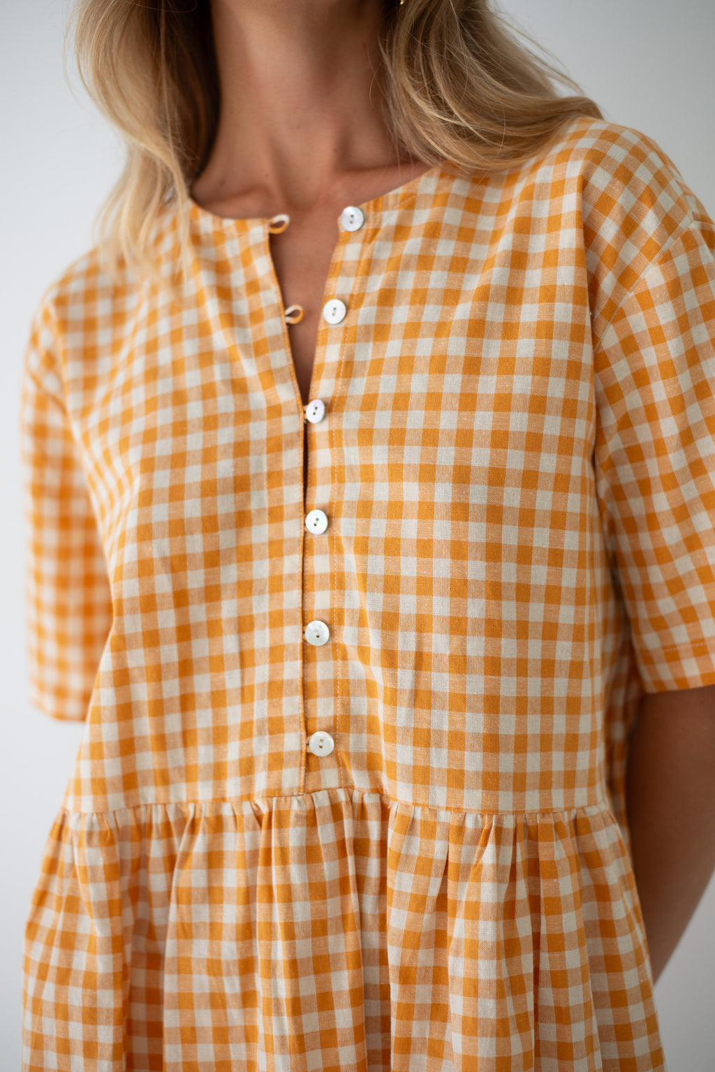 Darcey Dress Clementine Gingham