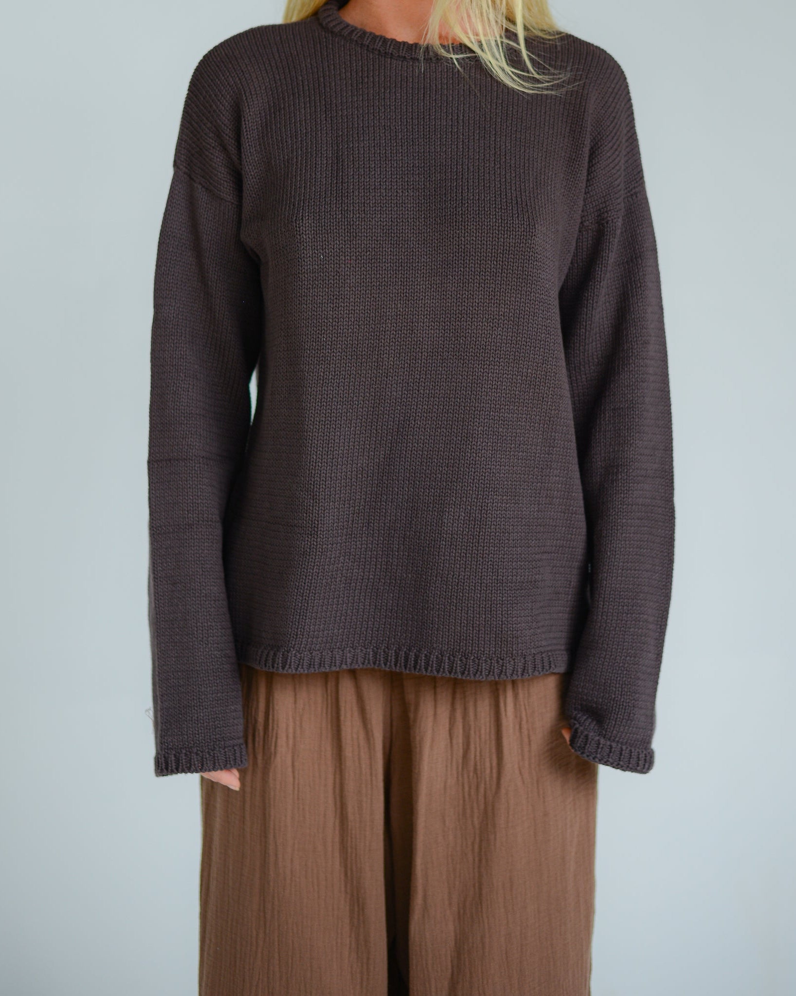 Lucia Knit Jumper Chocolate