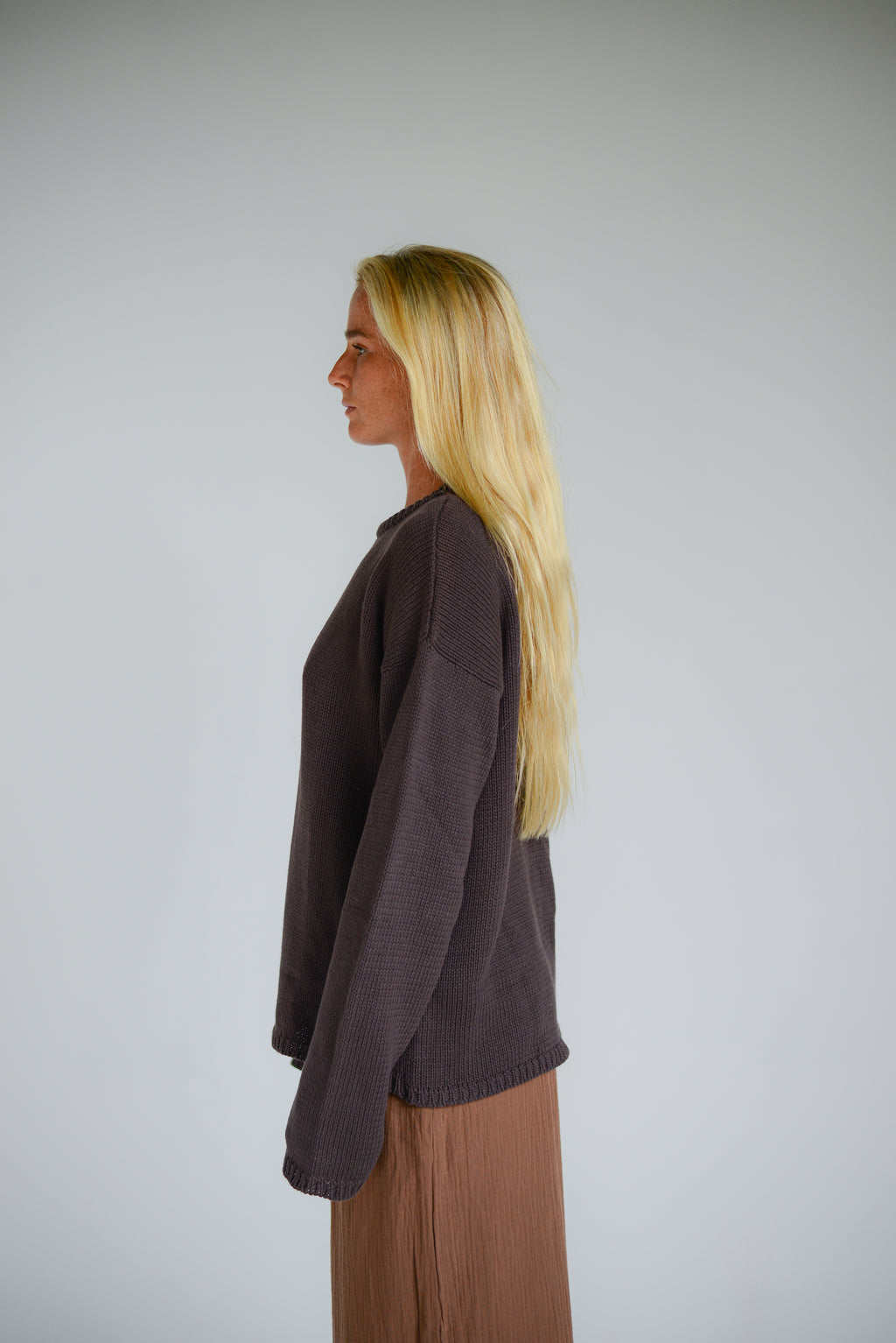 Lucia Knit Jumper Chocolate