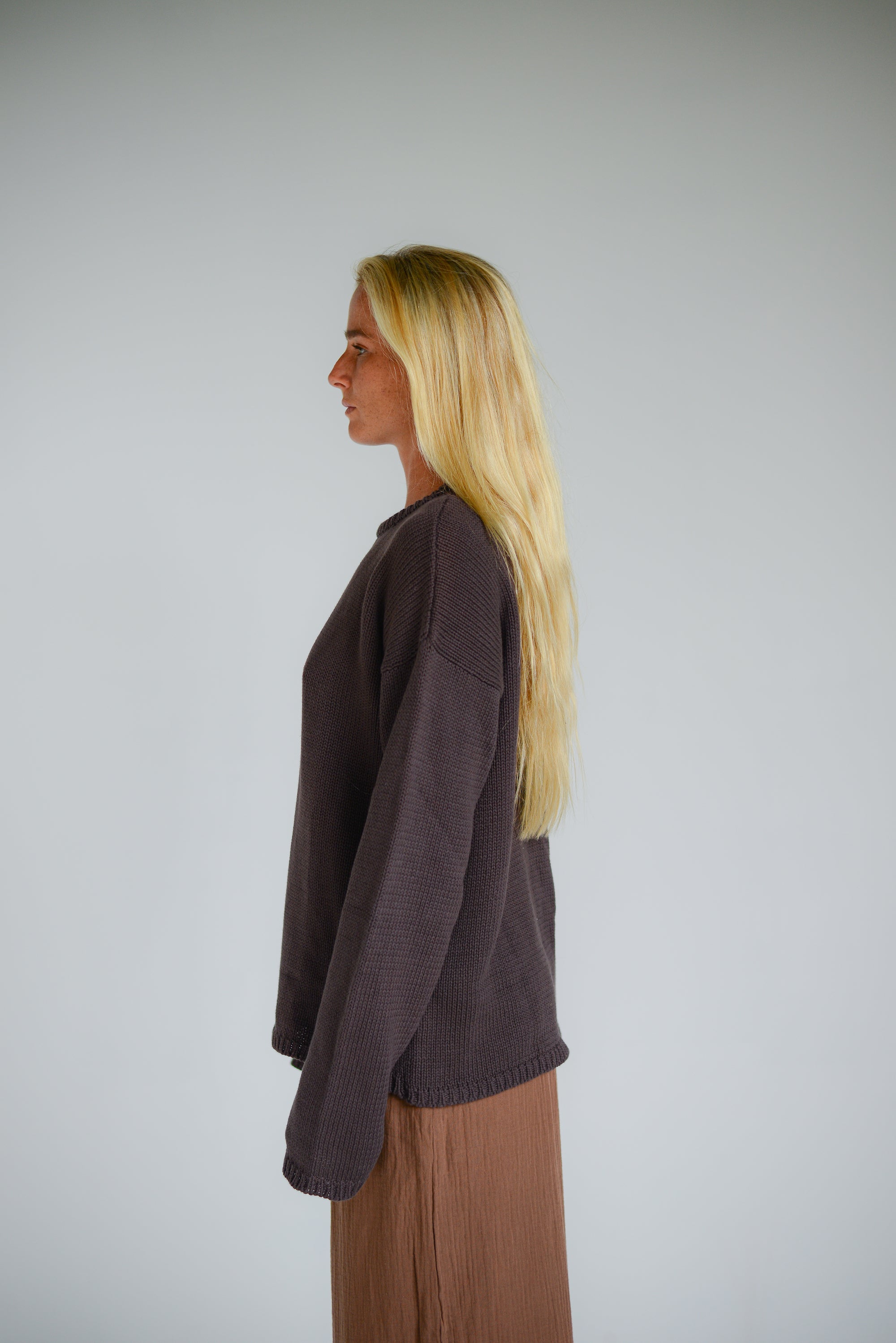 Lucia Knit Jumper Chocolate