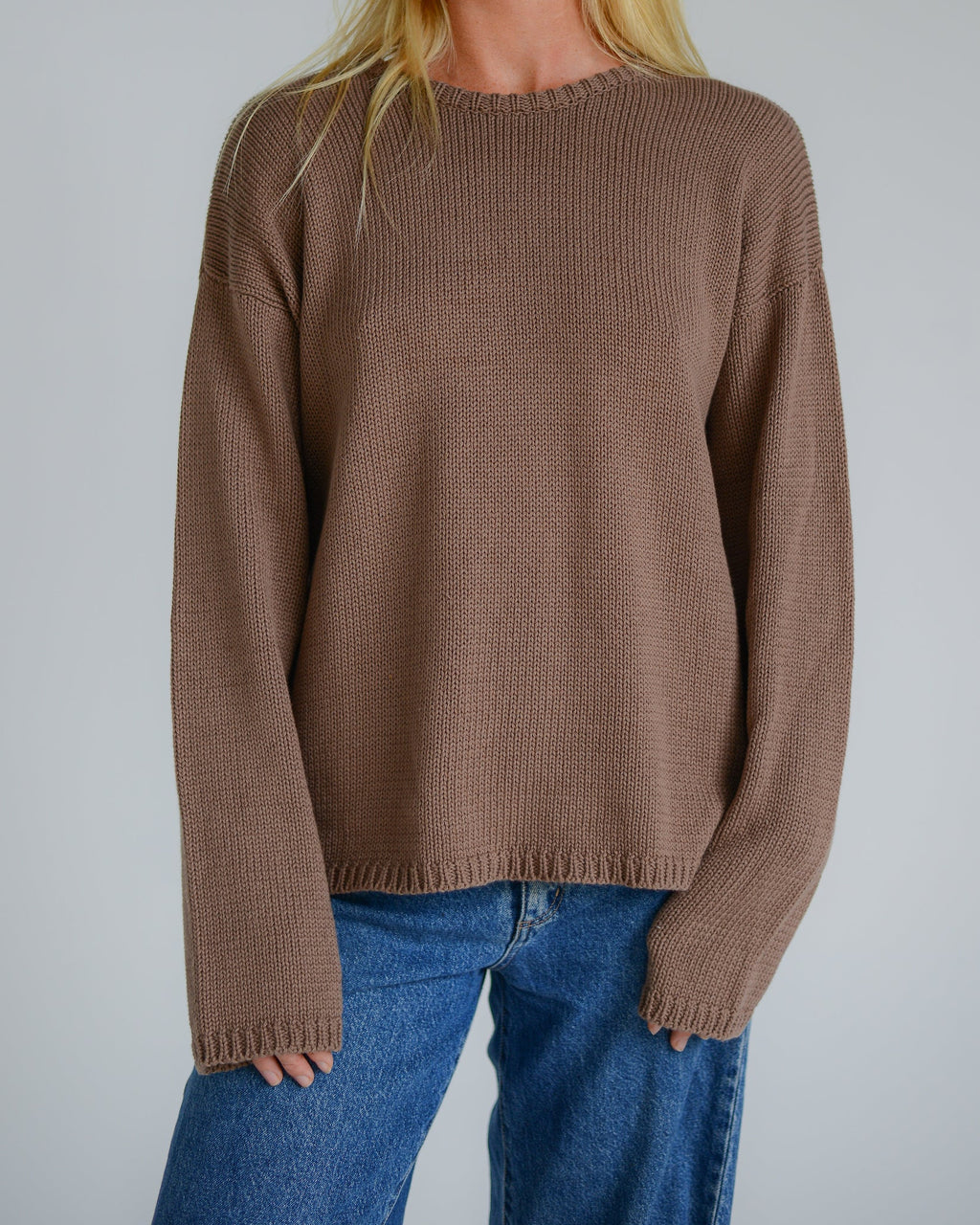 Lucia Knit Jumper Mocha