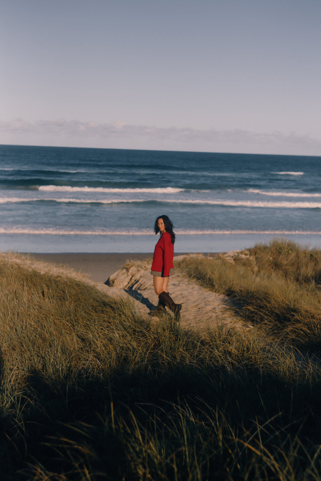Juni Knit Red