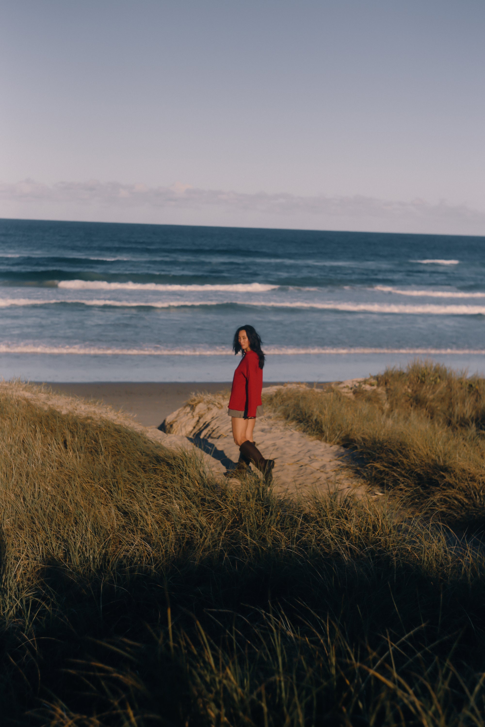 Juni Knit Red