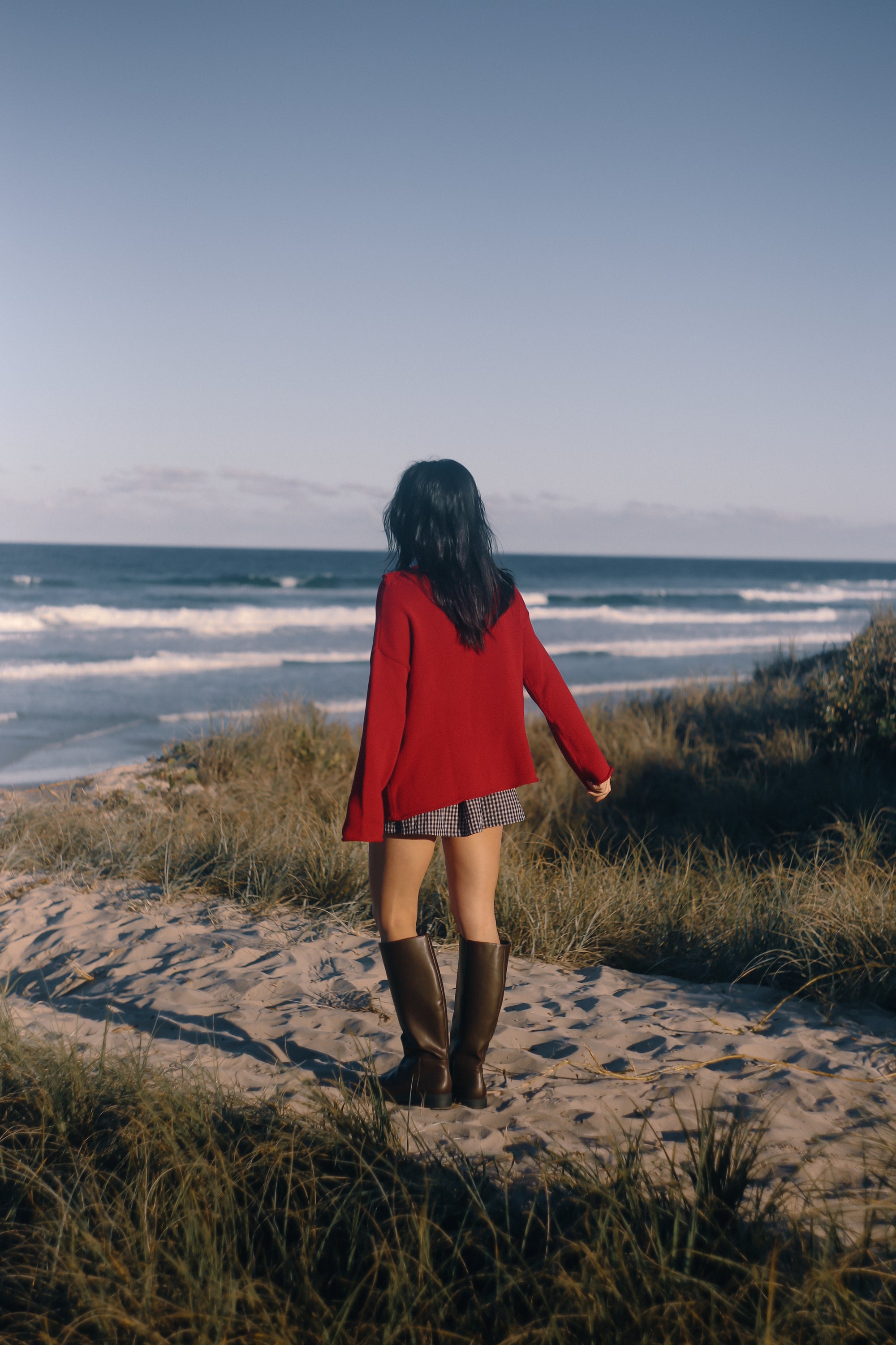 Juni Knit Red