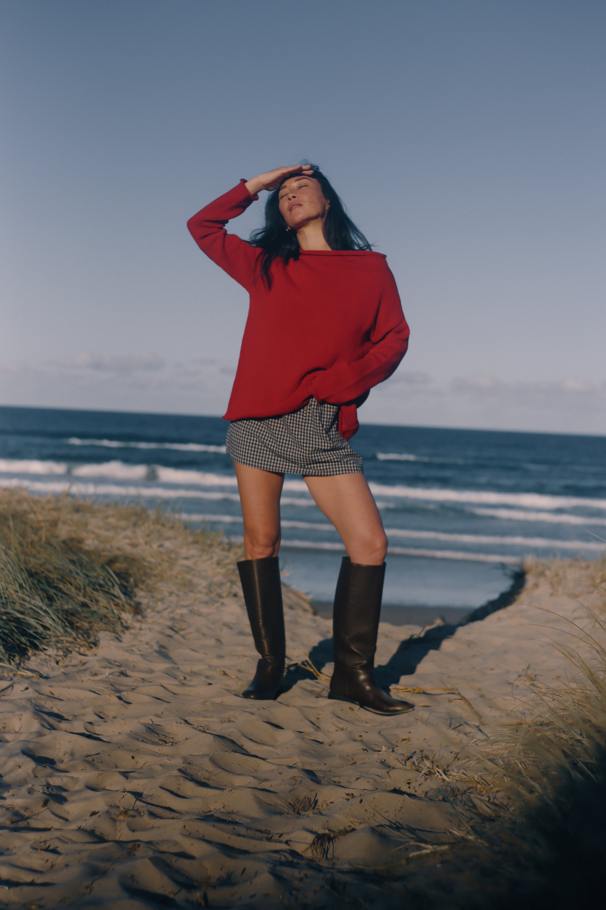 Juni Knit Red
