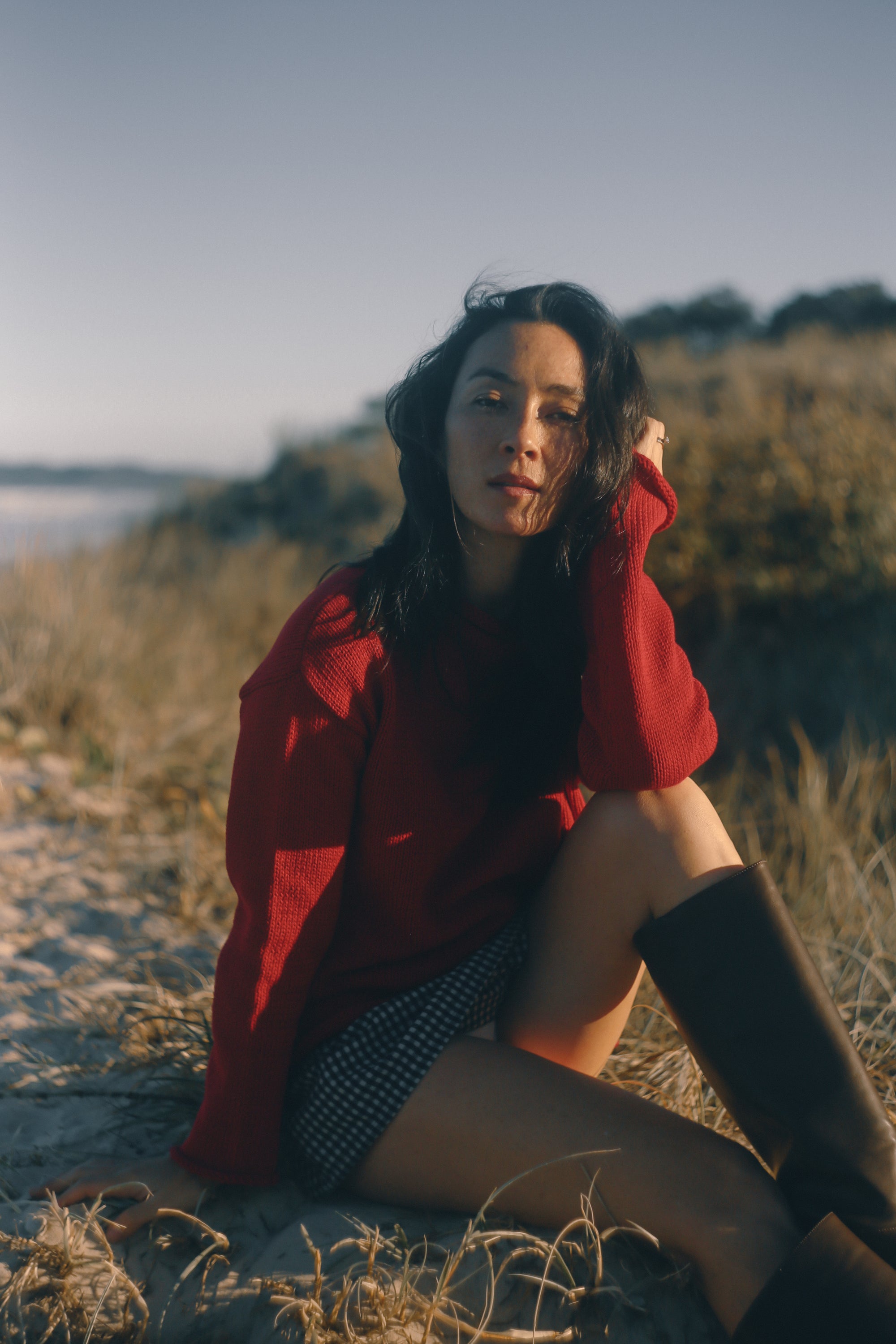 Juni Knit Red