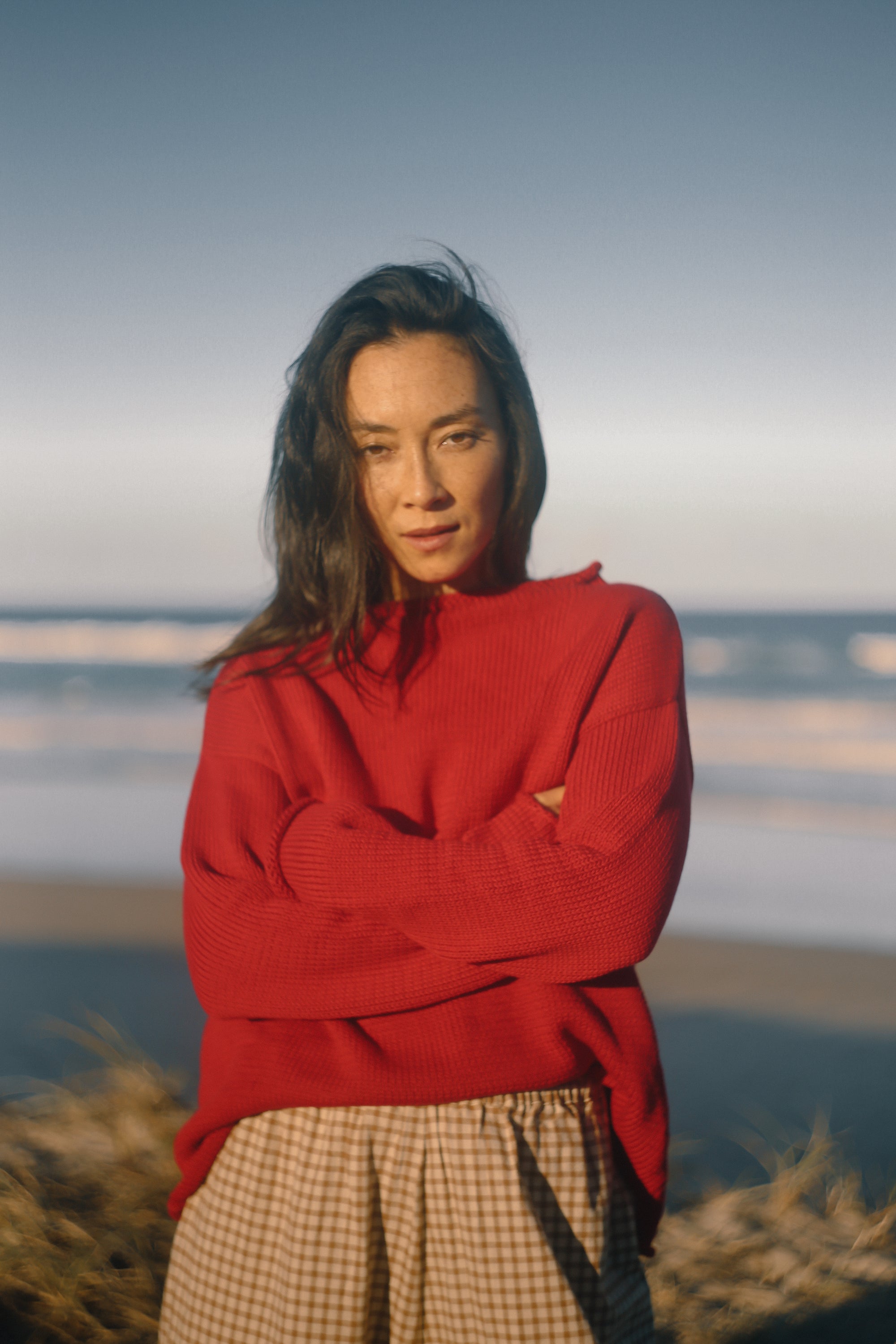 Juni Knit Red