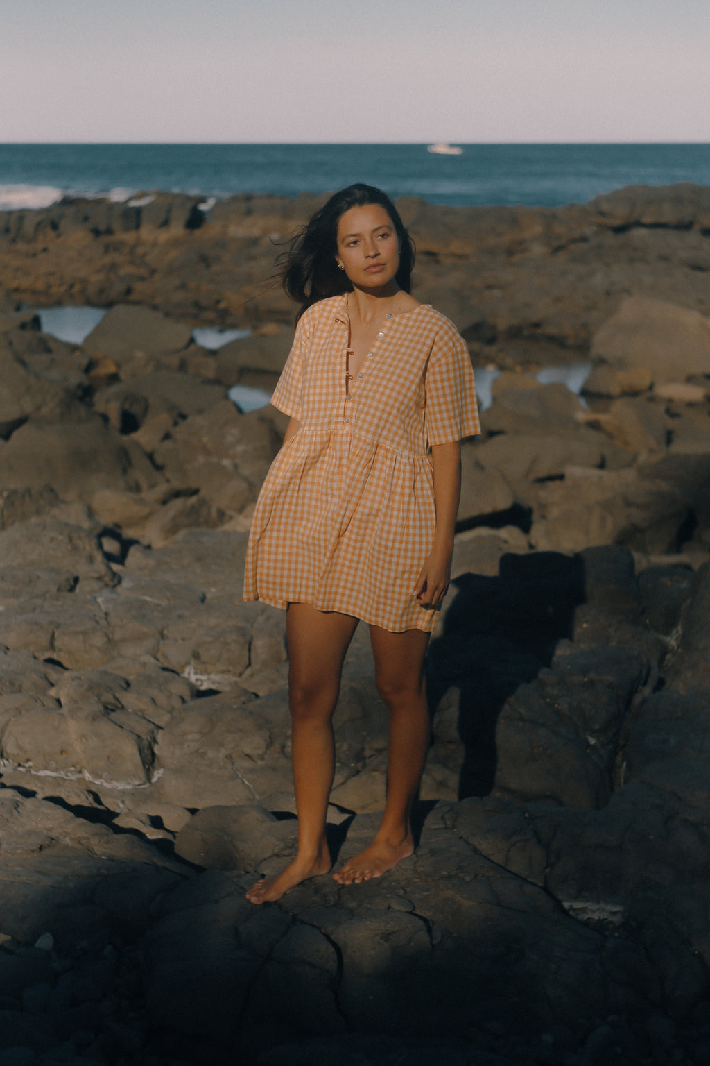 Darcey Dress Clementine Gingham