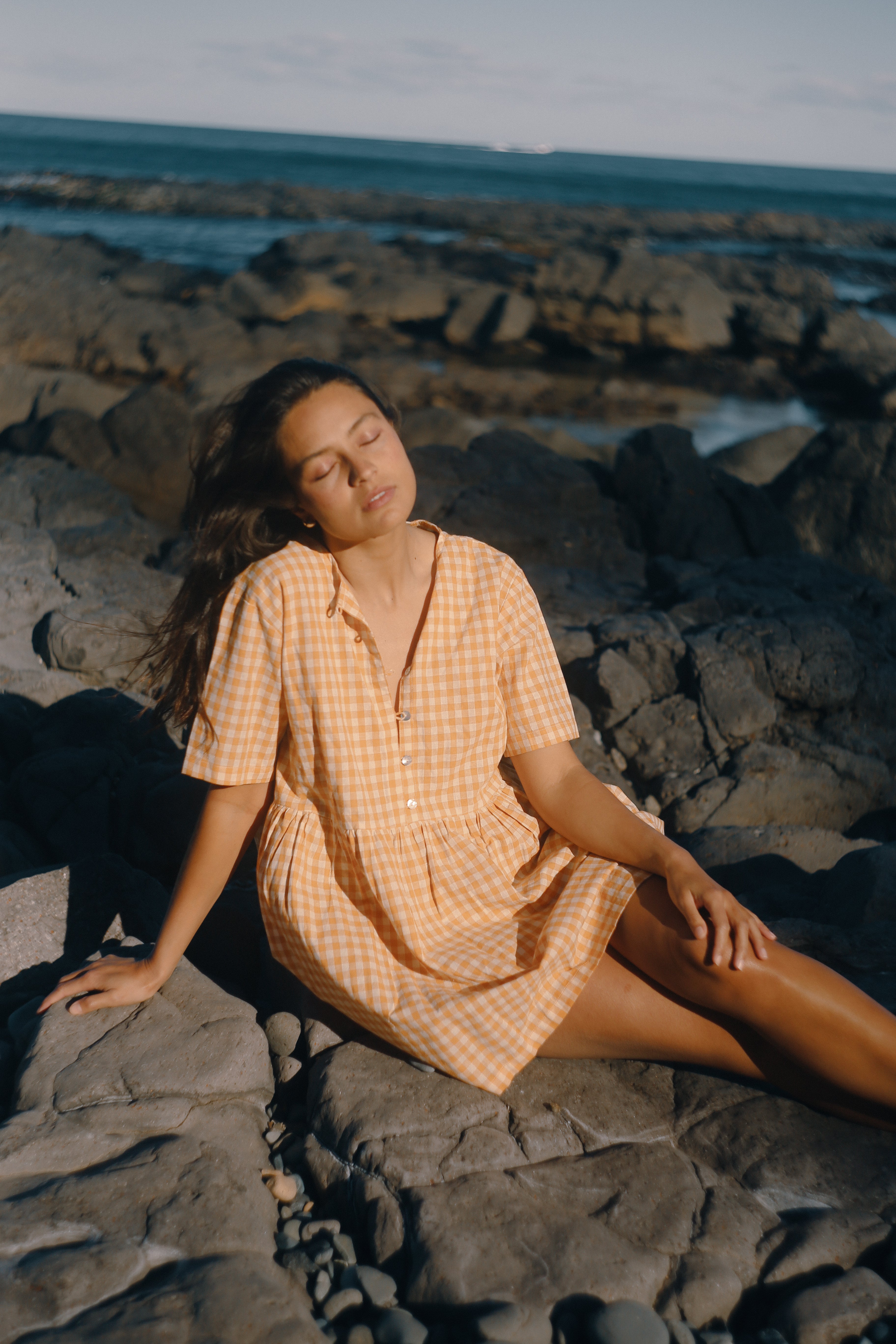 Darcey Dress Clementine Gingham