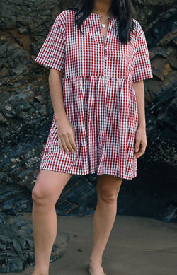 Darcey Dress Red Gingham