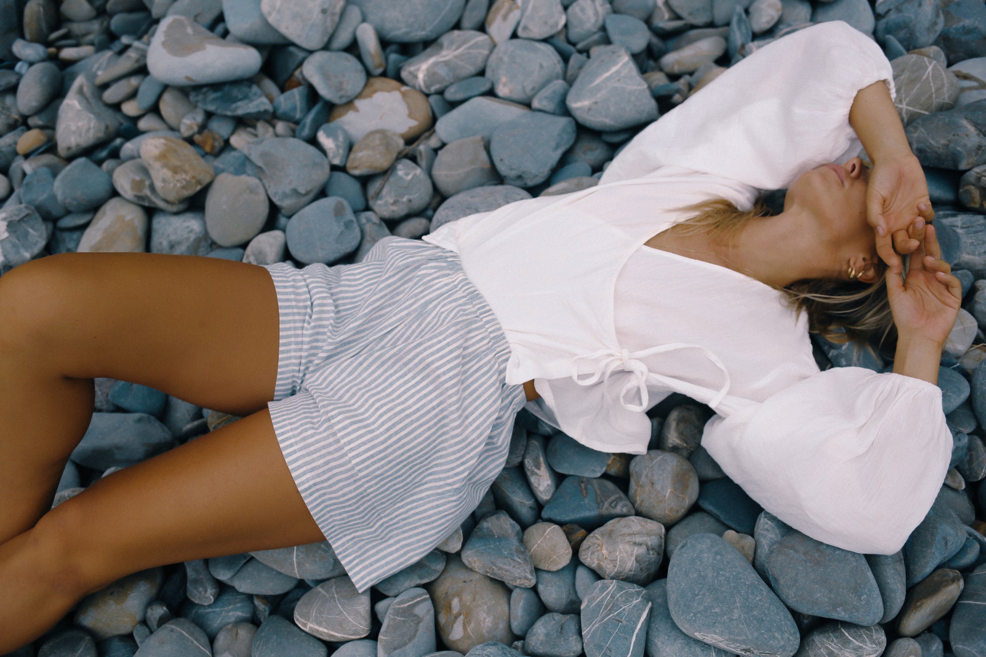 Ella Wrap Top White